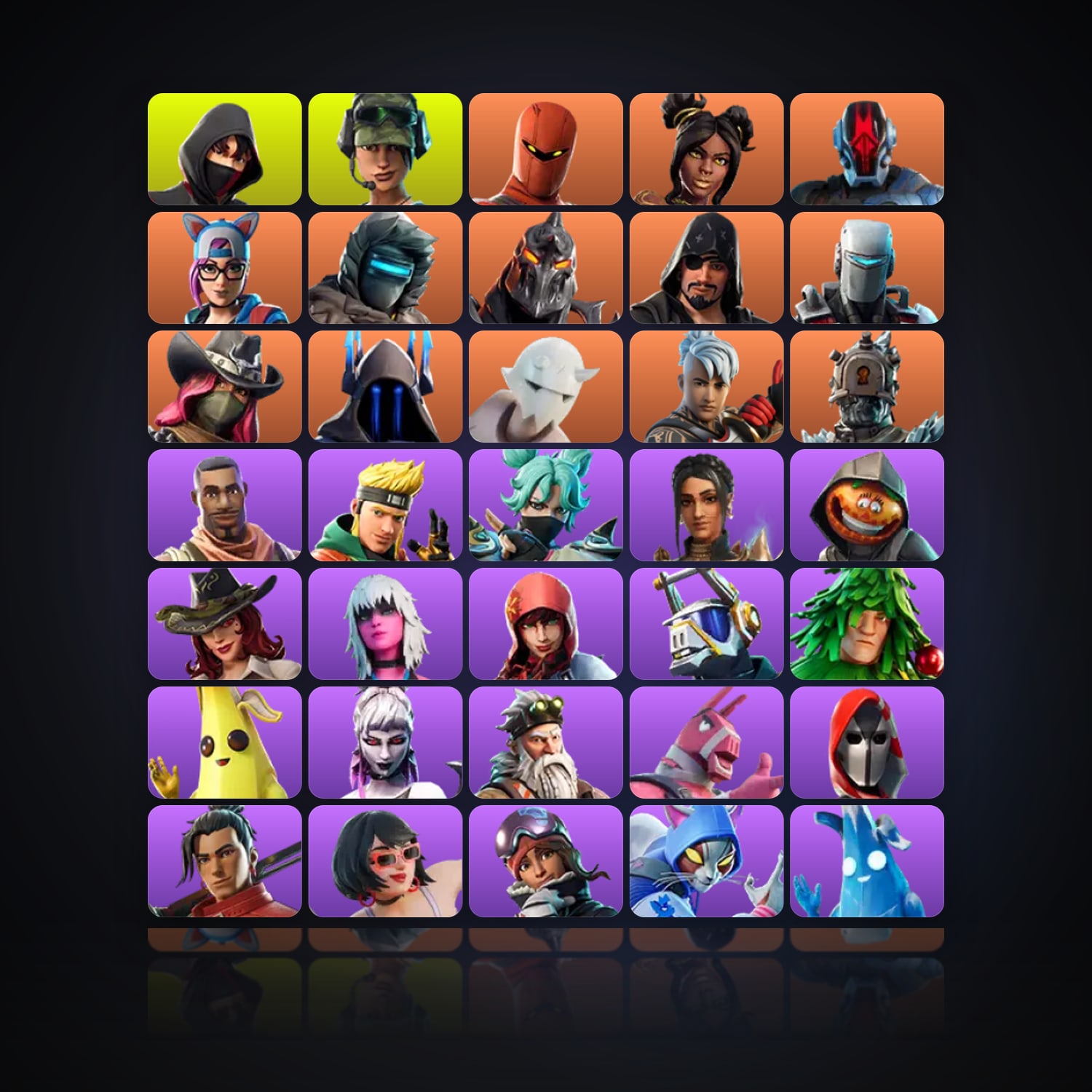Fortnite | 46 Skins | 600 V-Bucks | Level 1175 | 299 Wins — HabibiAccounts