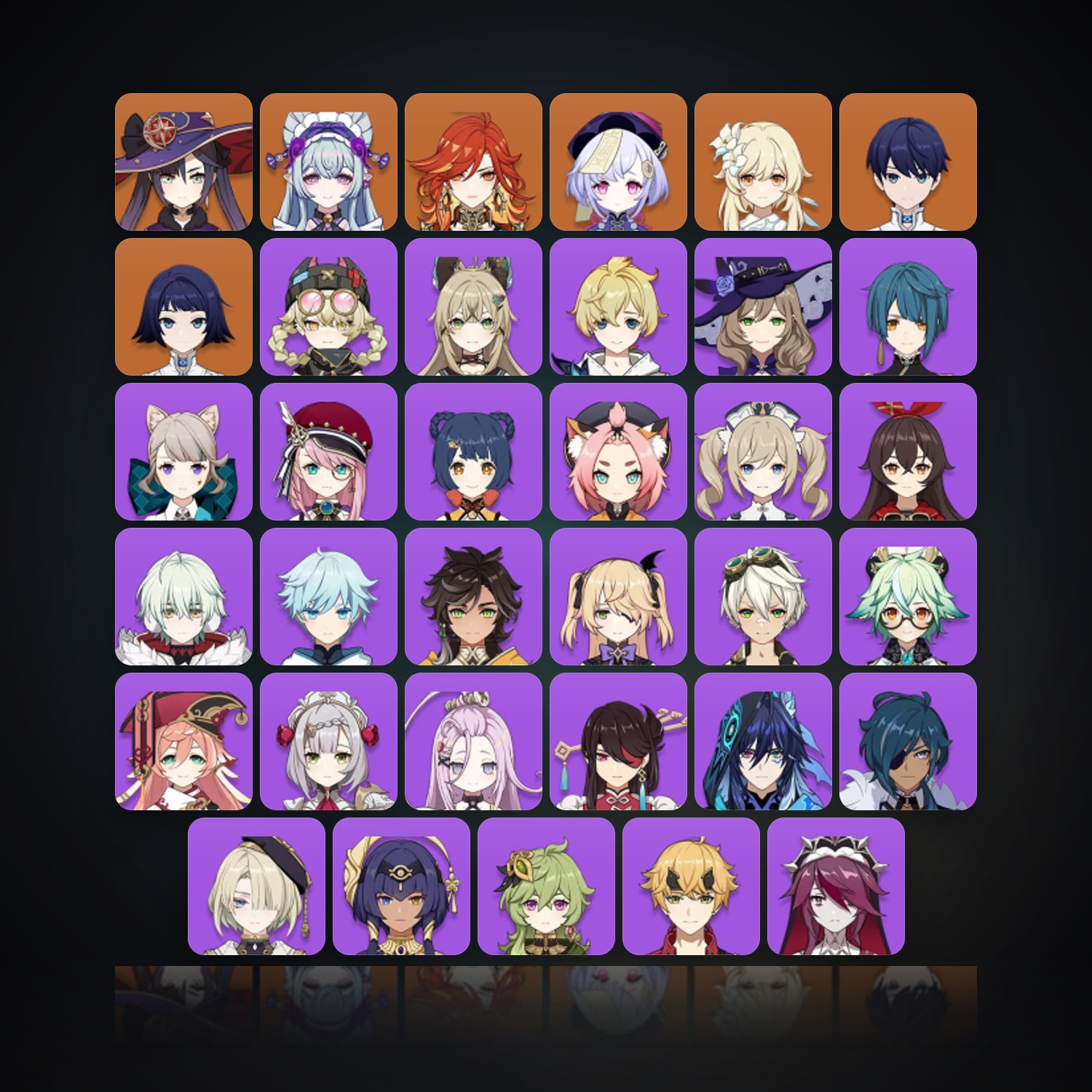 Genshin Impact | AR 55 | 35 Chars | 4× 5★ — HabibiAccounts