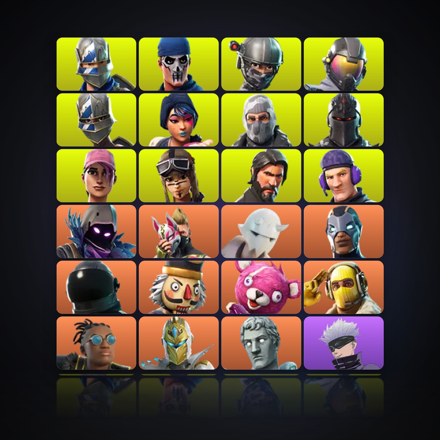 Fortnite | 62 Skins | Level 612 | 99 Wins — HabibiAccounts