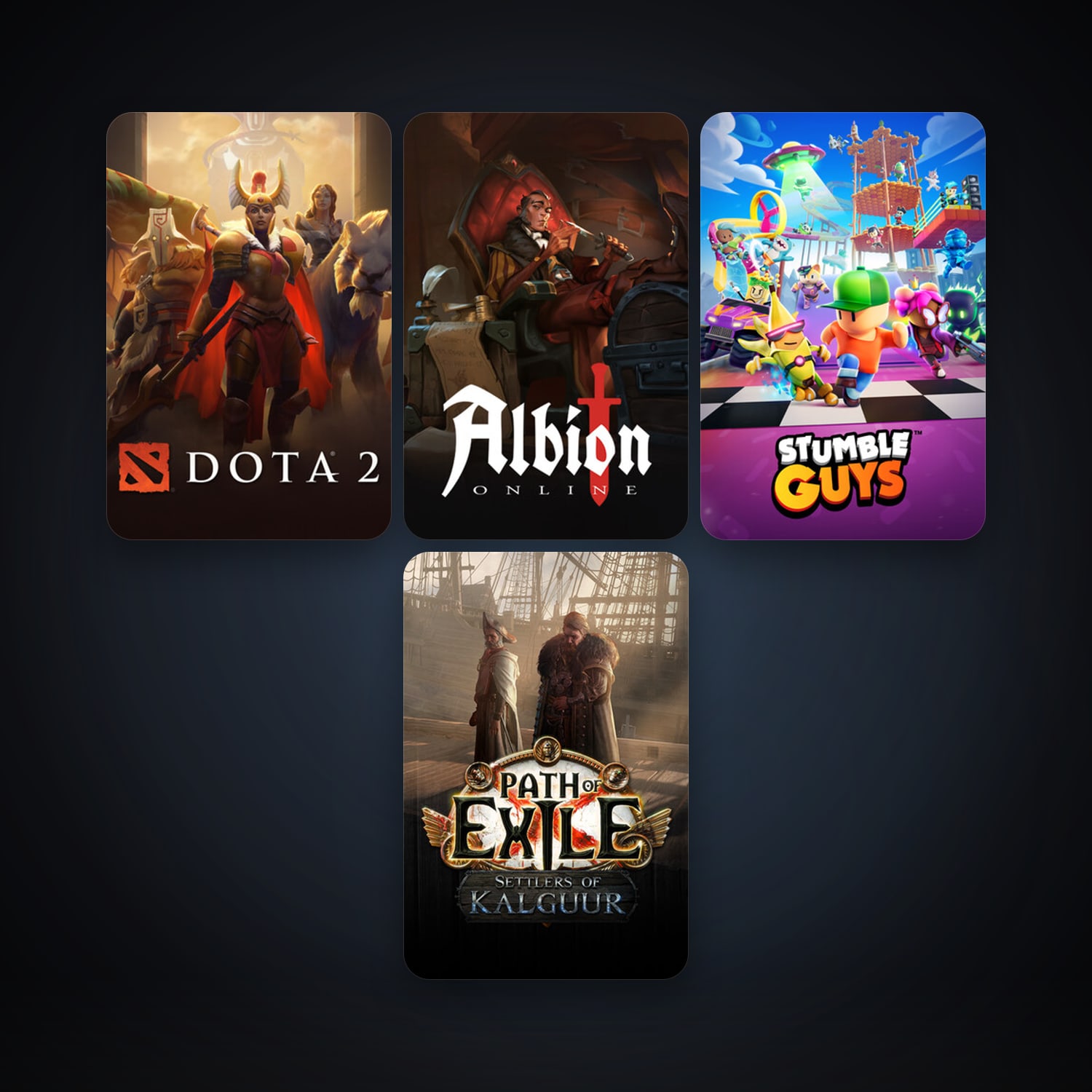 هالحساب ستيم فلين، Dota 2 وPath of Exile، 10 لعبة، صامد واضح — HabibiAccounts