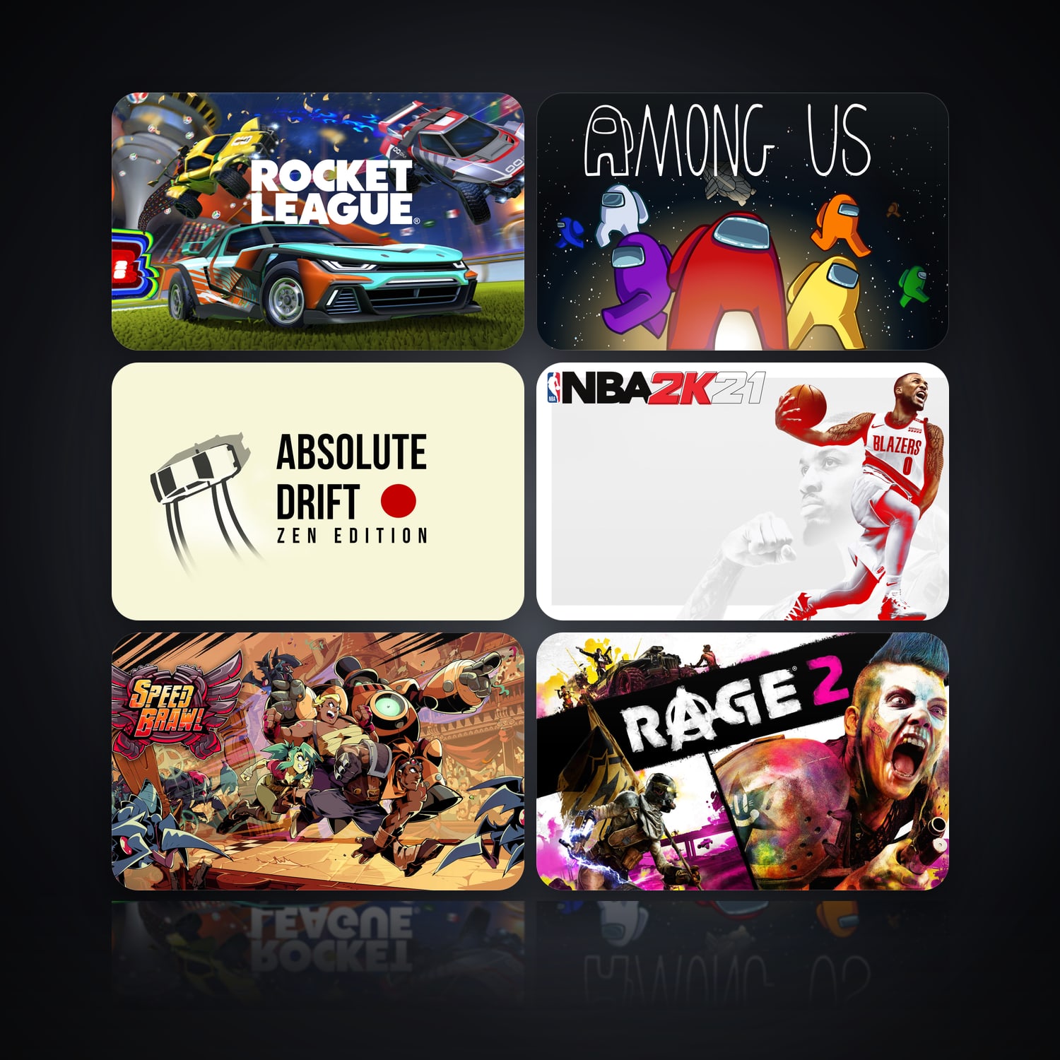 Rocket League & Among Us | 8 Games — HabibiAccounts