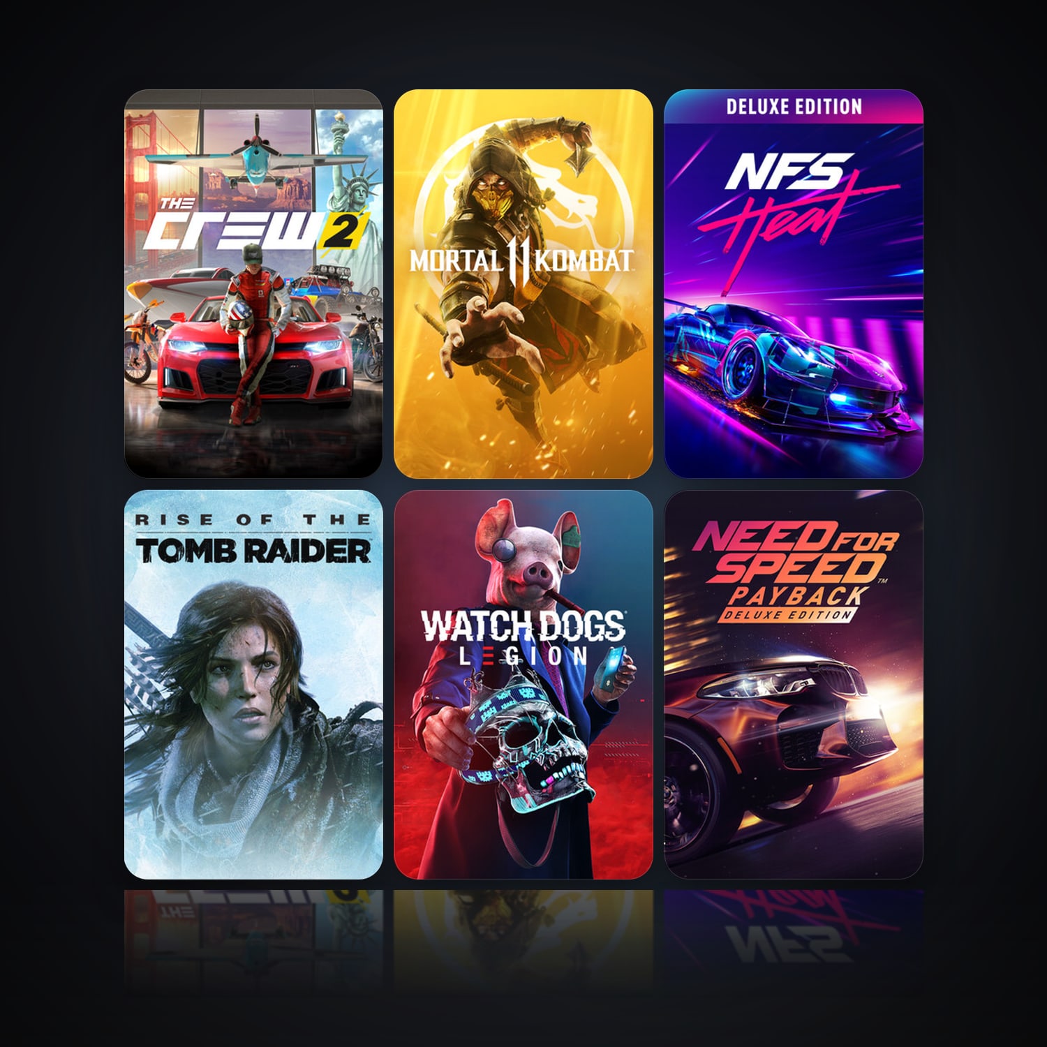 The Crew 2 & Mortal Kombat 11 | 22 Games | Clean — HabibiAccounts