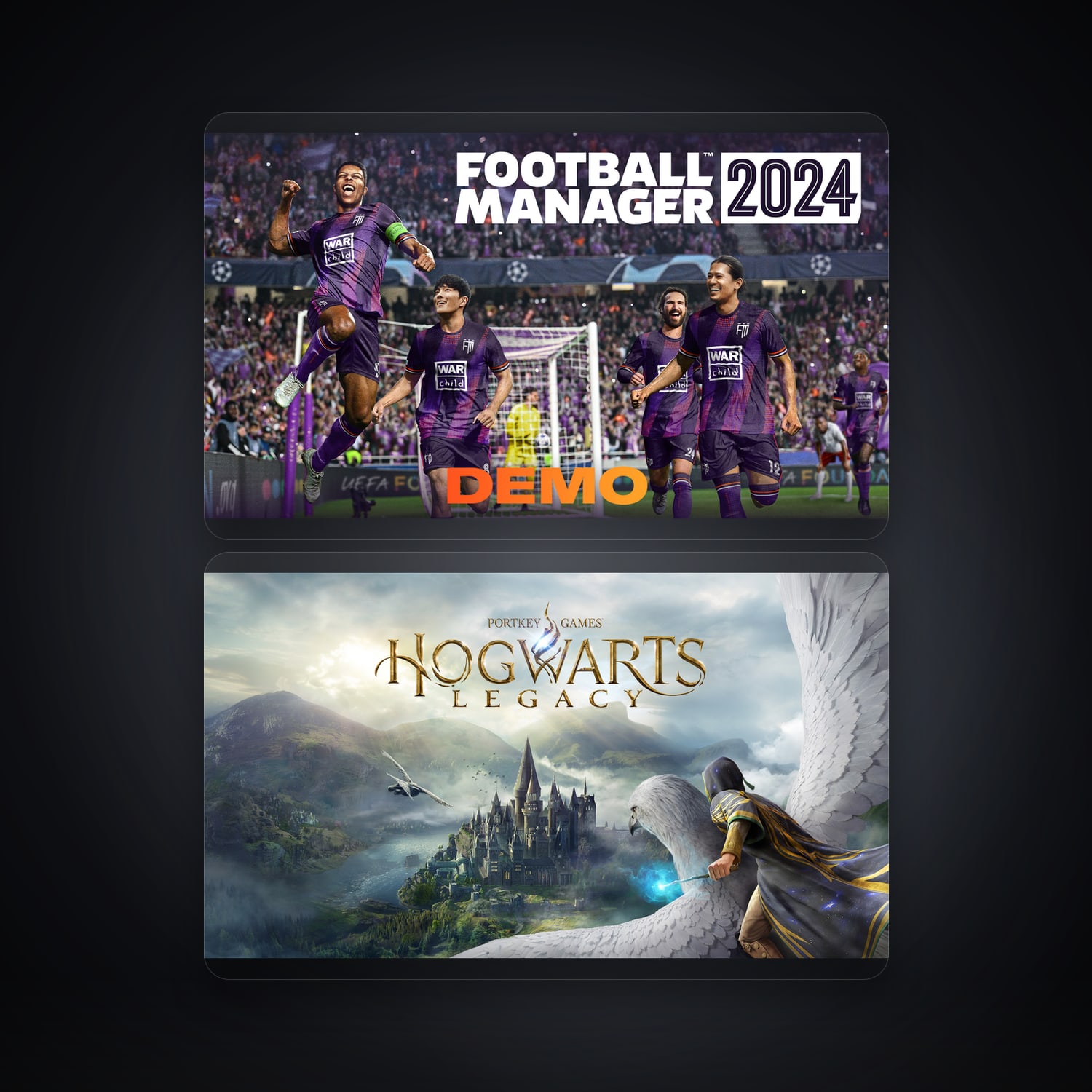 Epic Football Manager 2024 Demo + Hogwarts Legacy — ID — HabibiAccounts