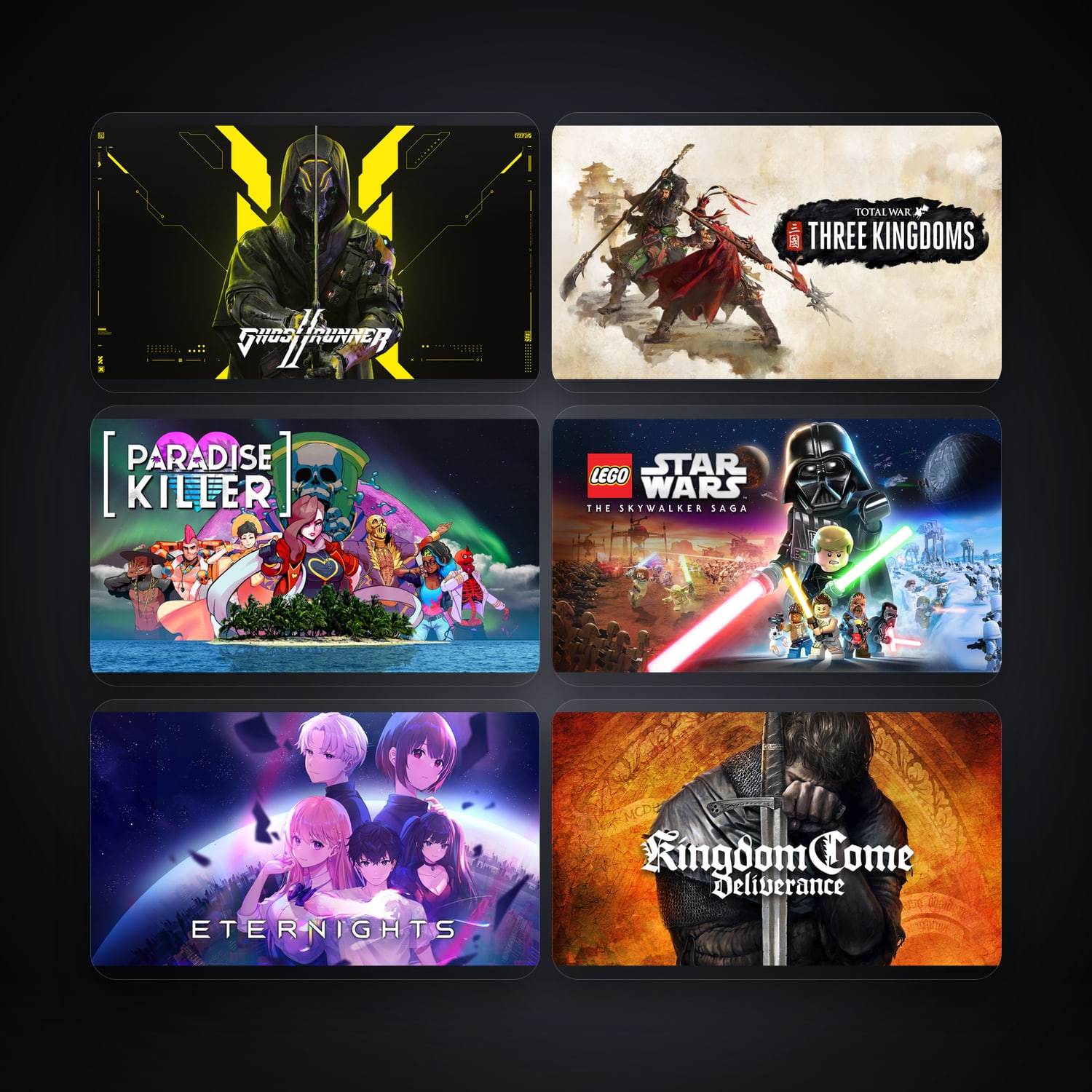 Ghostrunner 2 & Total War: THREE KINGDOMS | 52 Games — HabibiAccounts
