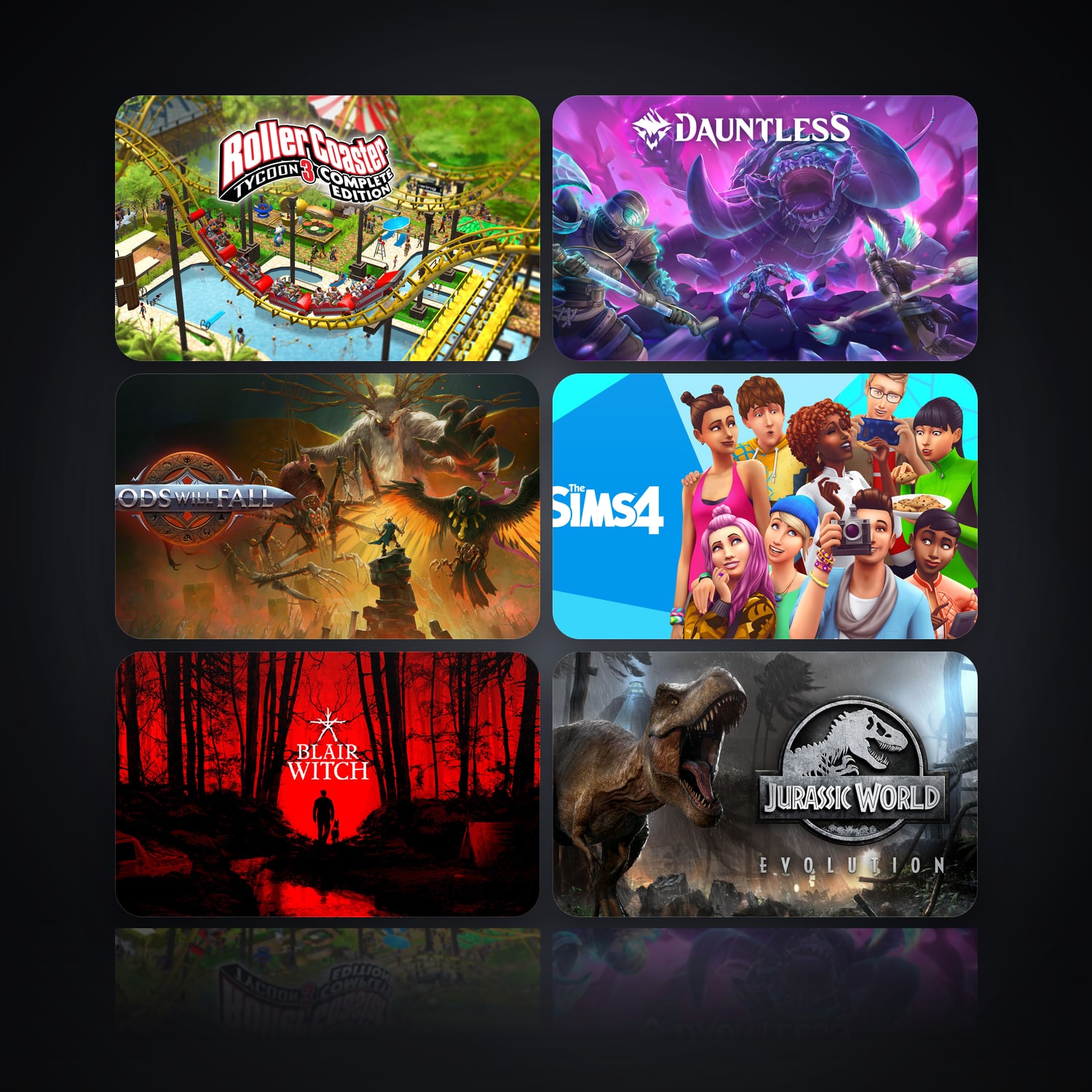 RollerCoaster Tycoon 3: Complete Edition & Dauntless | 7 Games — HabibiAccounts