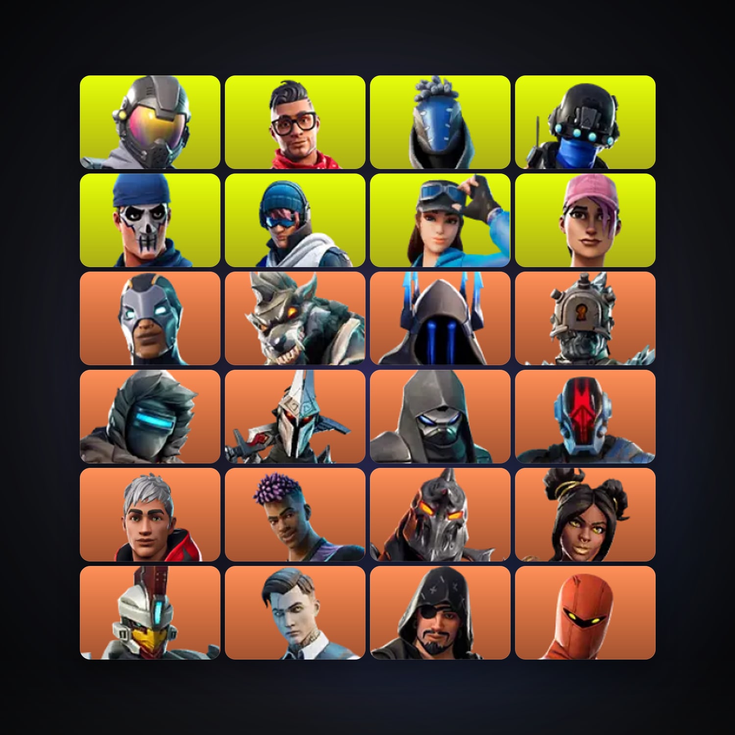 Fortnite | 152 Skins | 400 V-Bucks | Level 2589 | 288 Wins — HabibiAccounts