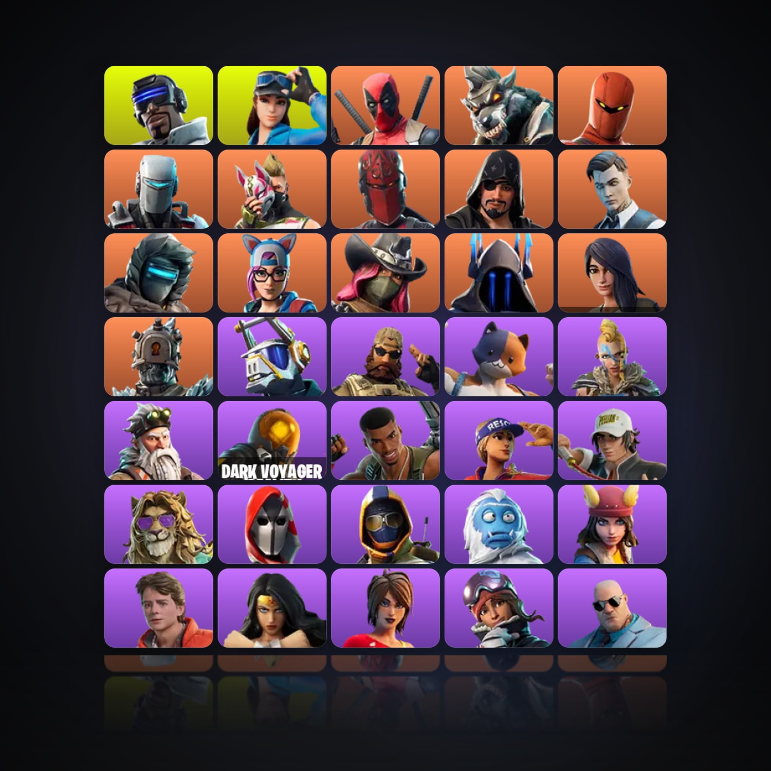Fortnite | 56 Skins | 250 V-Bucks | Level 1905 | 335 Wins — HabibiAccounts
