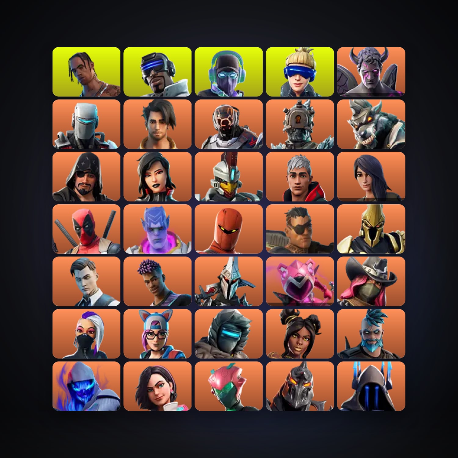 Fortnite | 137 Skins | 800 V-Bucks | Level 2018 | 391 Wins — HabibiAccounts