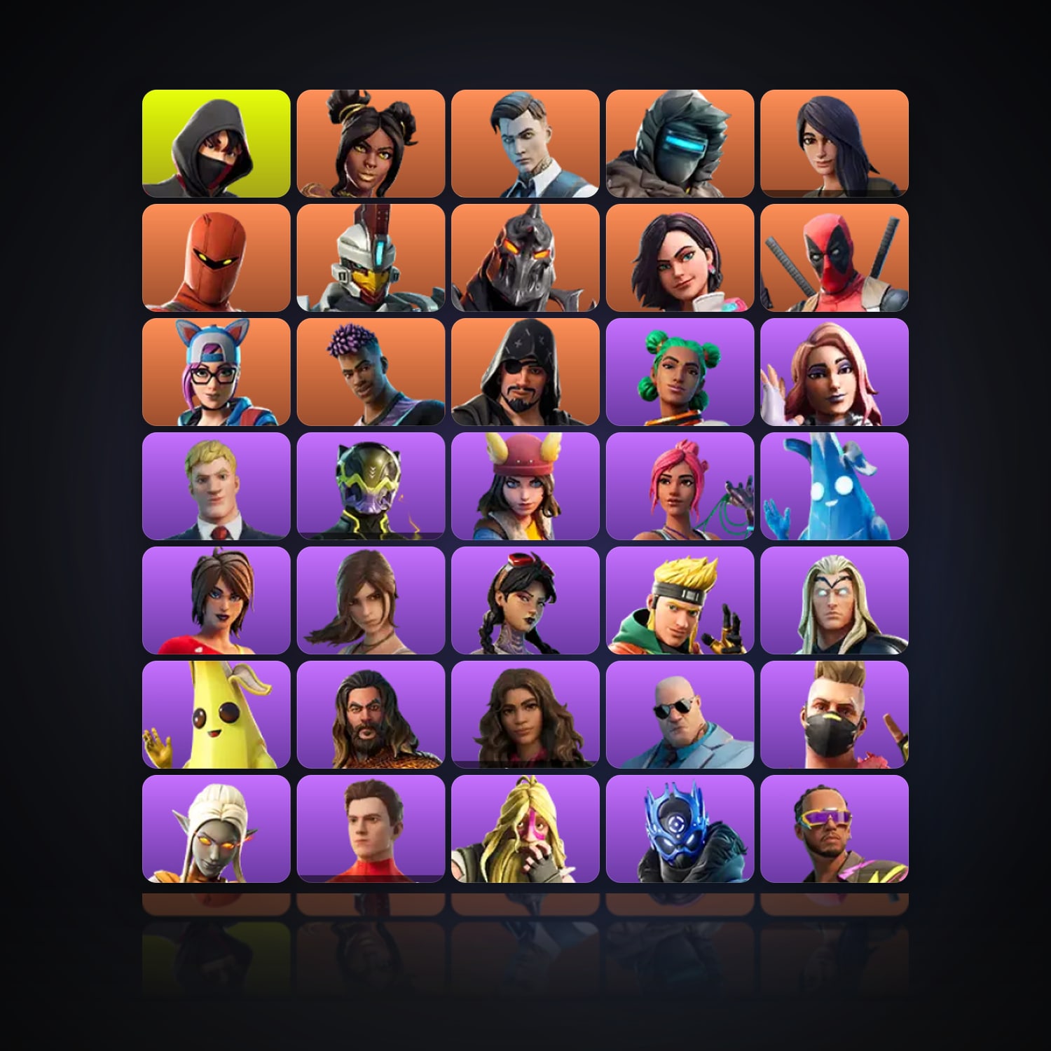 Fortnite | 53 Skins | 4.8K V-Bucks | Level 655 | 33 Wins — HabibiAccounts