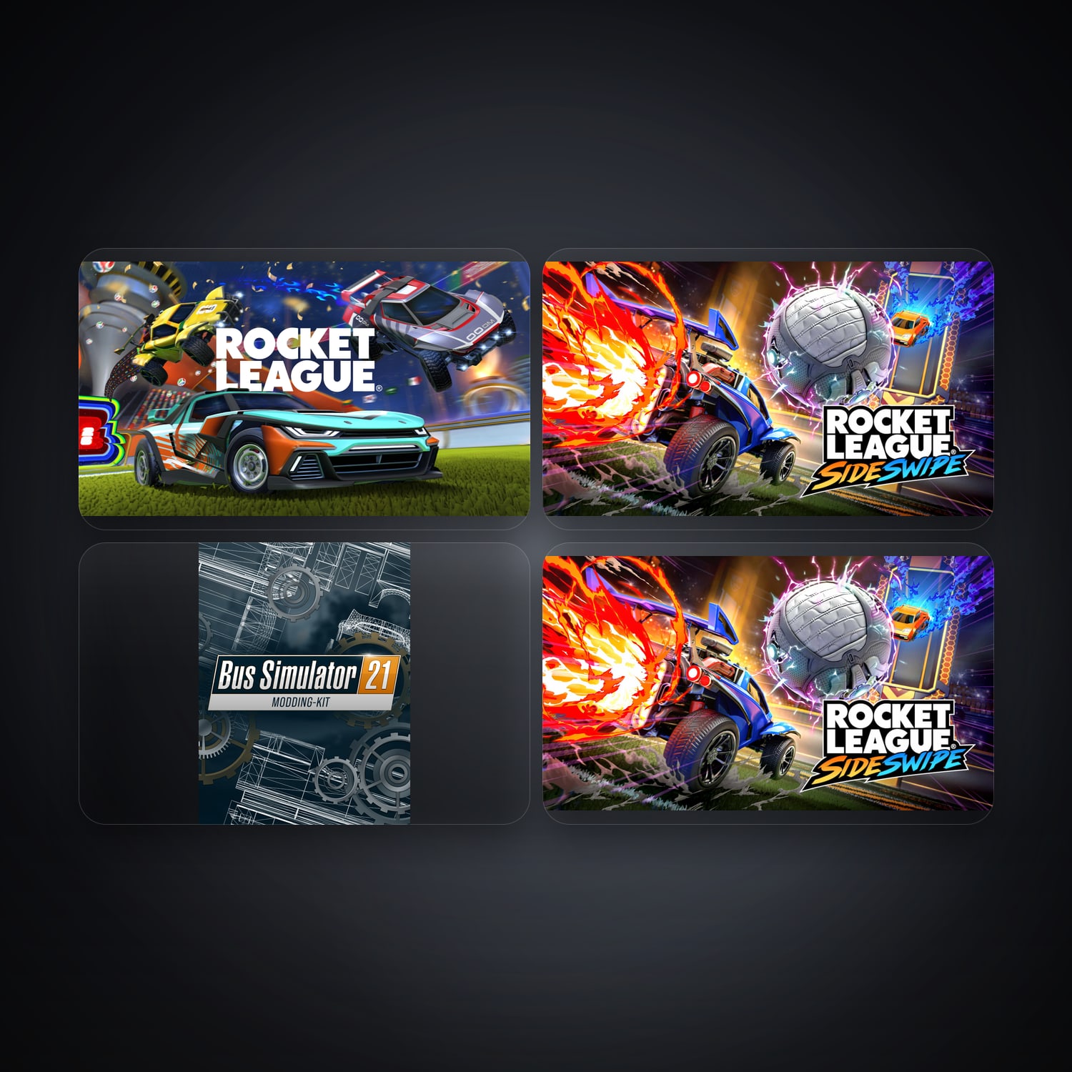 Rocket League & Rocket League Sideswipe | 4 Games — HabibiAccounts