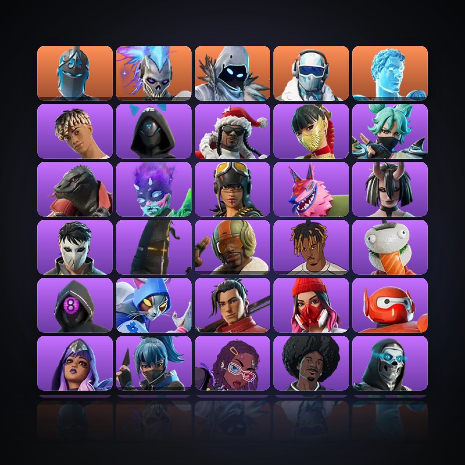 Fortnite | 35 Skins | Level 612 | 15 Wins — HabibiAccounts