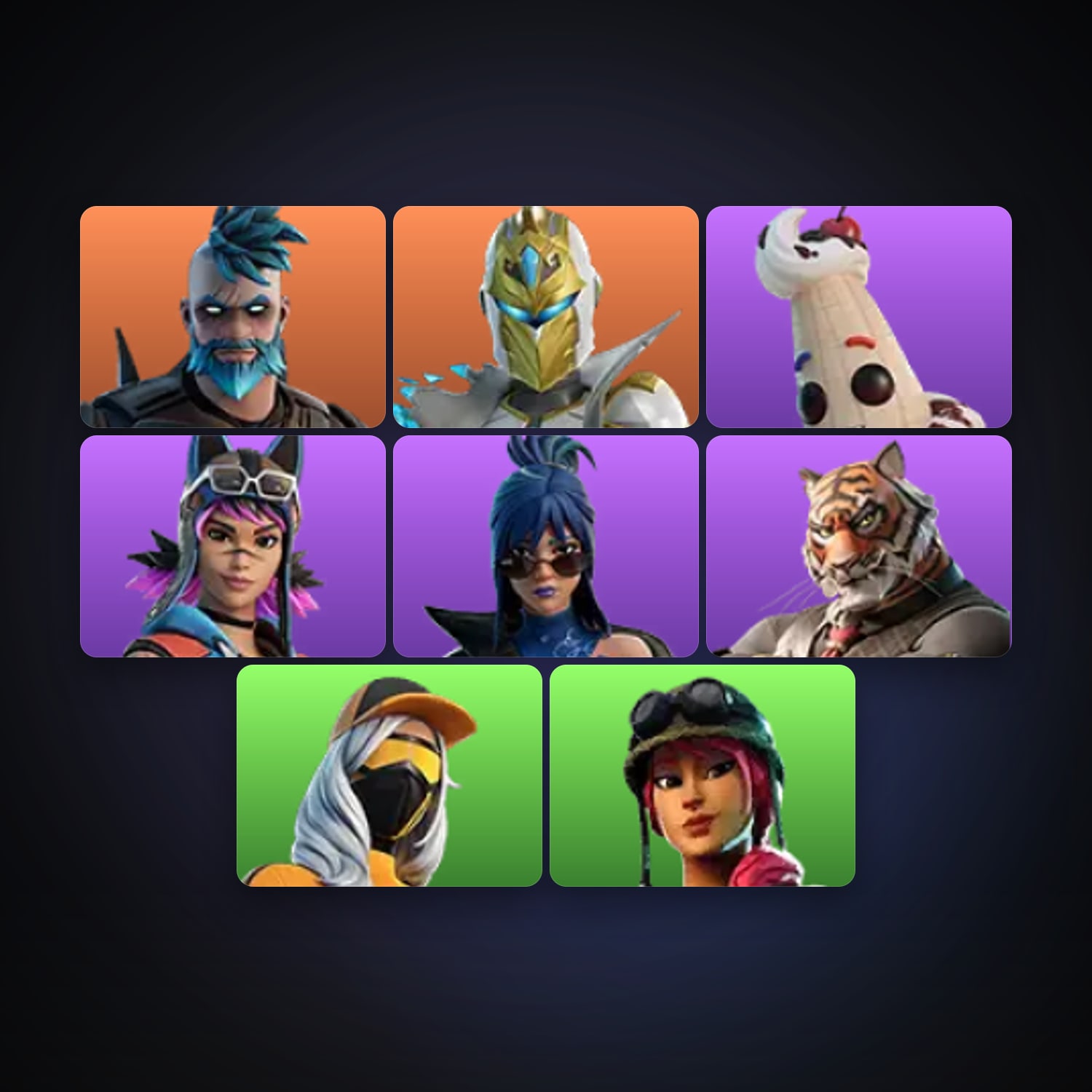 Fortnite | 8 Skins | 700 V-Bucks | Level 158 | 26 Wins — HabibiAccounts