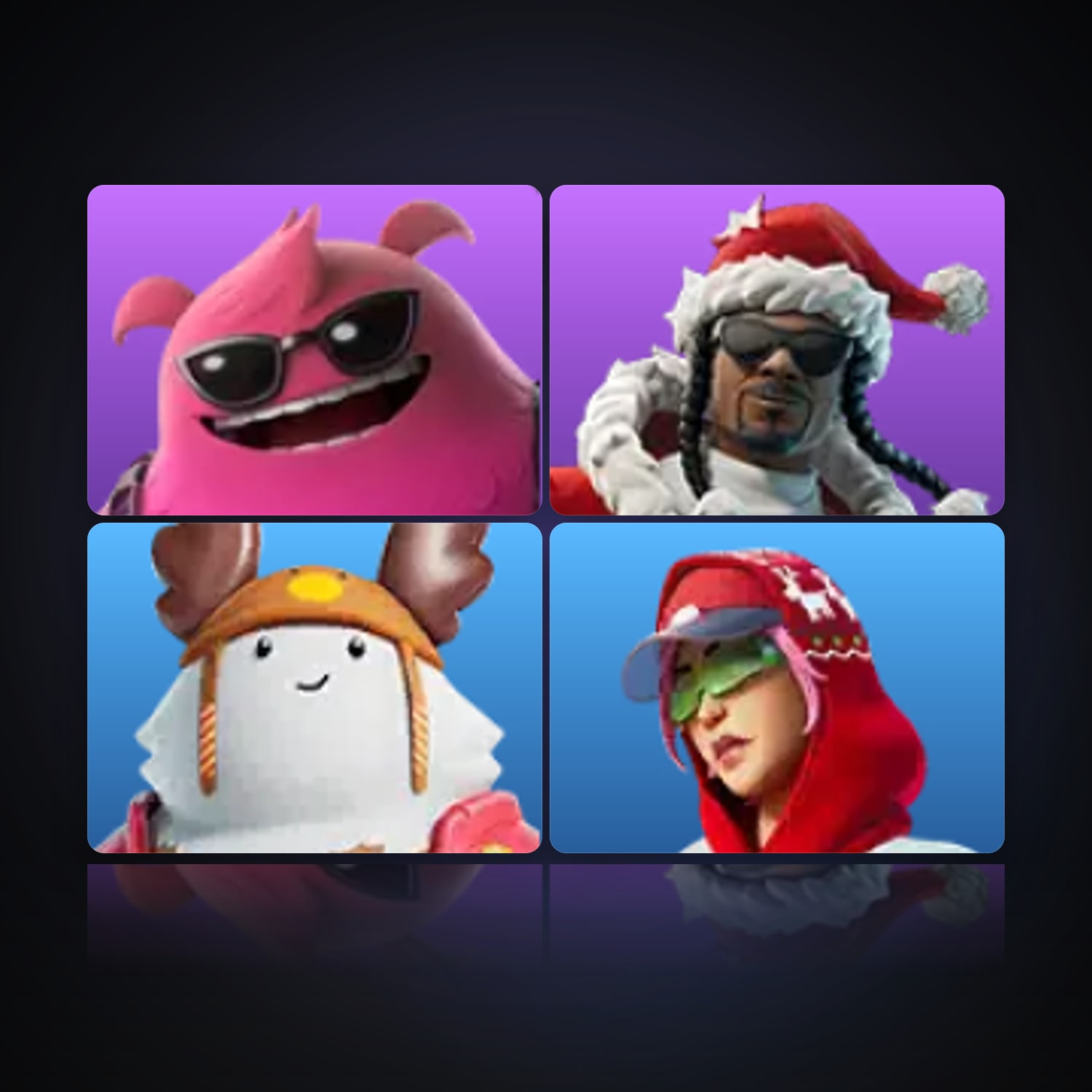 Fortnite | 4 Skins | 300 V-Bucks | Level 206 | 8 Wins — HabibiAccounts