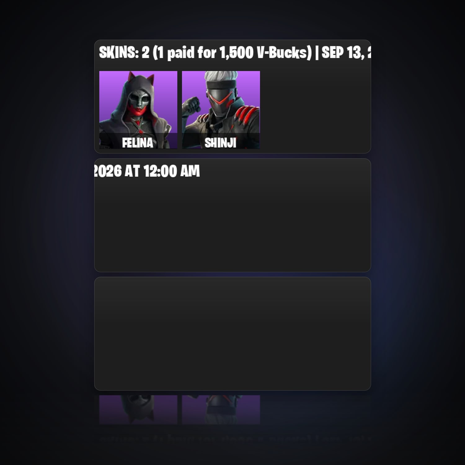 Fortnite | 2 Skins | 300 V-Bucks | Level 280 | 9 Wins — HabibiAccounts