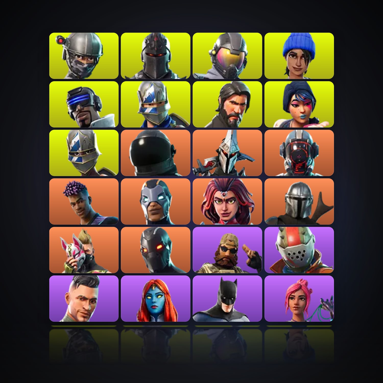 Fortnite | 52 Skins | 150 V-Bucks | Level 607 | 97 Wins — HabibiAccounts