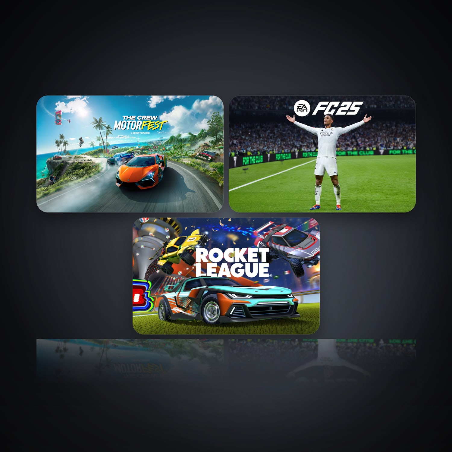 The Crew Motorfest Trial & EA SPORTS FC 25 | 3 Games — HabibiAccounts
