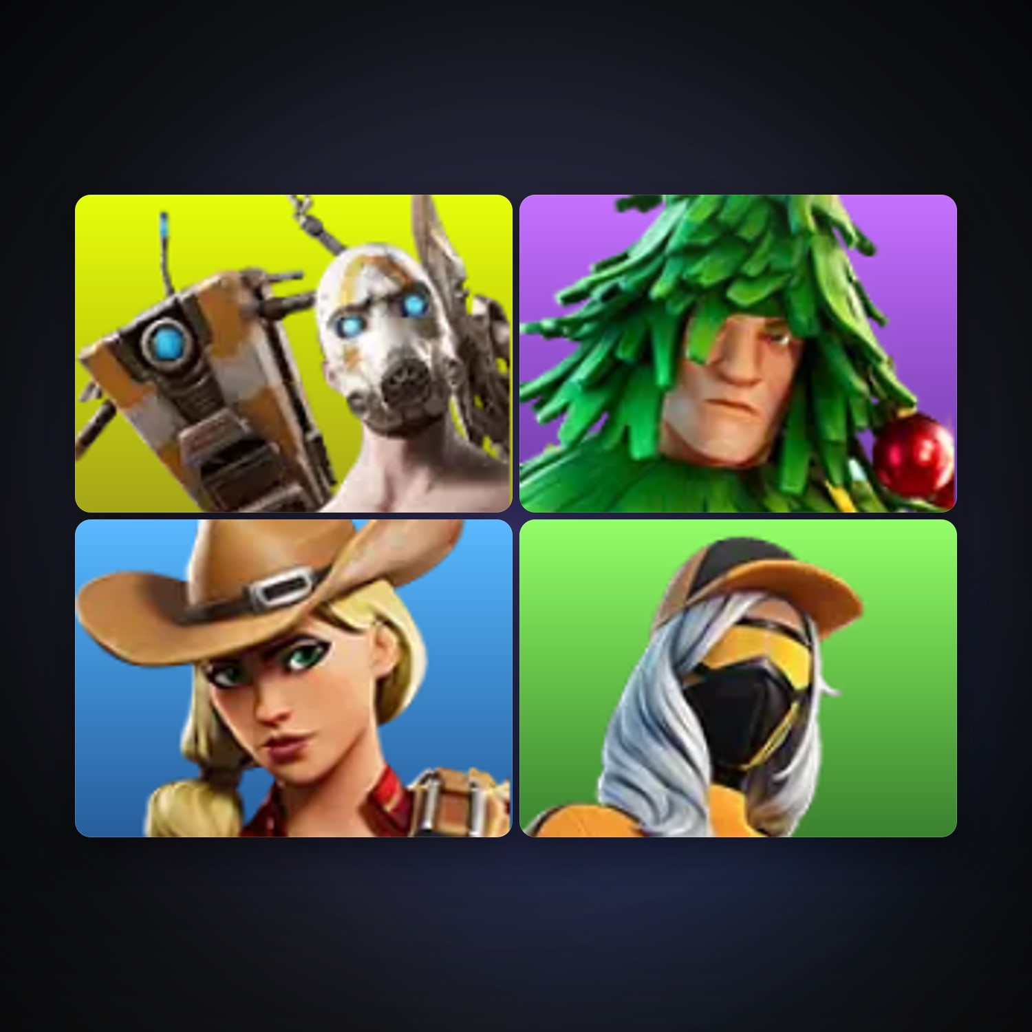 Fortnite | 4 Skins | 300 V-Bucks | Level 127 | 15 Wins — HabibiAccounts