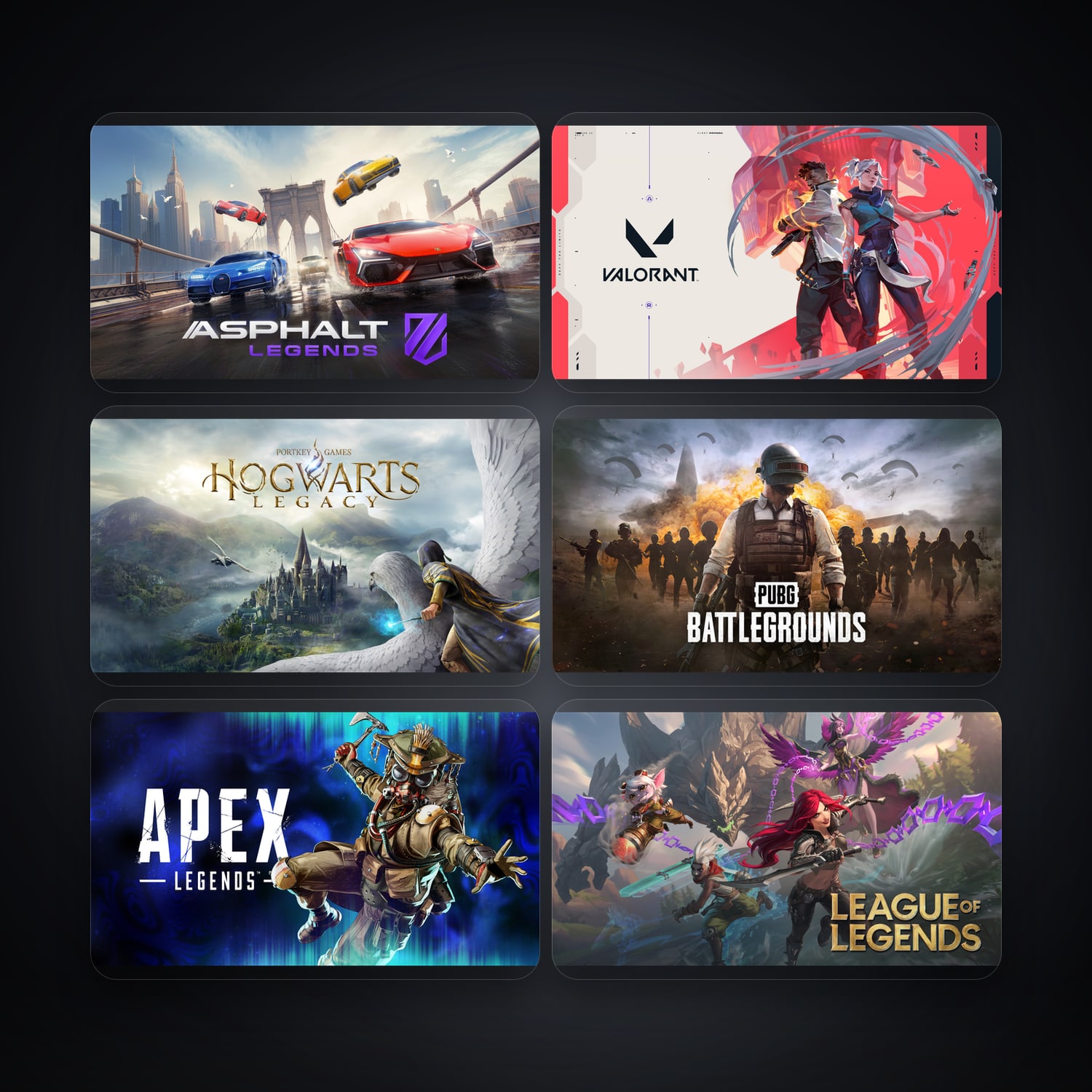 Asphalt Legends Unite & VALORANT | 21 Games — HabibiAccounts