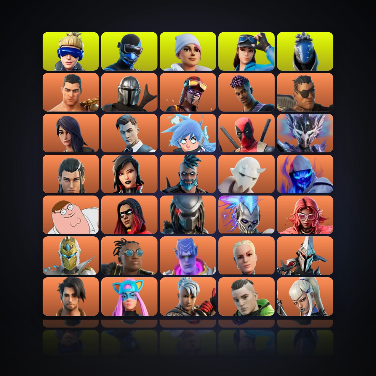 Fortnite | 194 Skins | 400 V-Bucks | Level 2594 | 253 Wins — HabibiAccounts