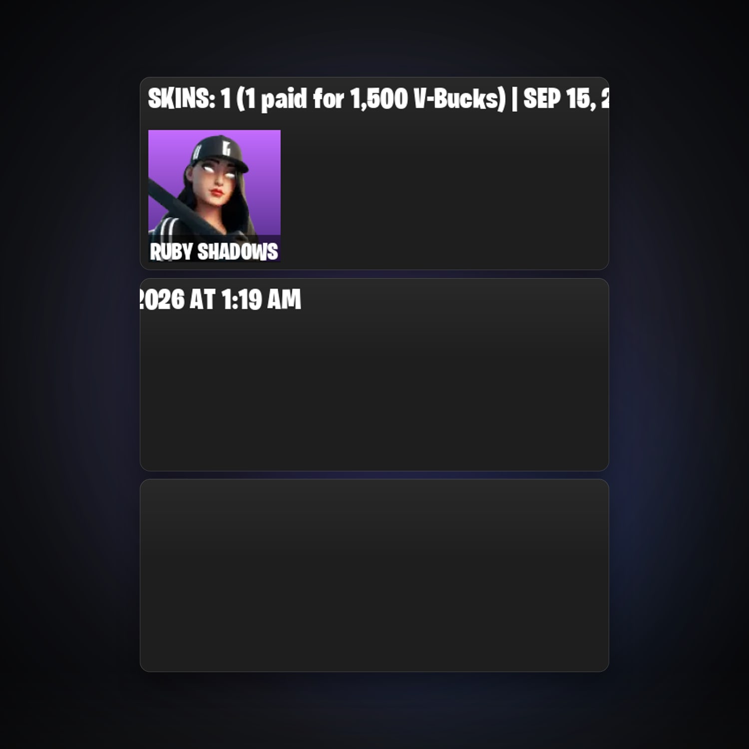 Fortnite | 1 Skins | 100 V-Bucks | Level 57 | 4 Wins — HabibiAccounts