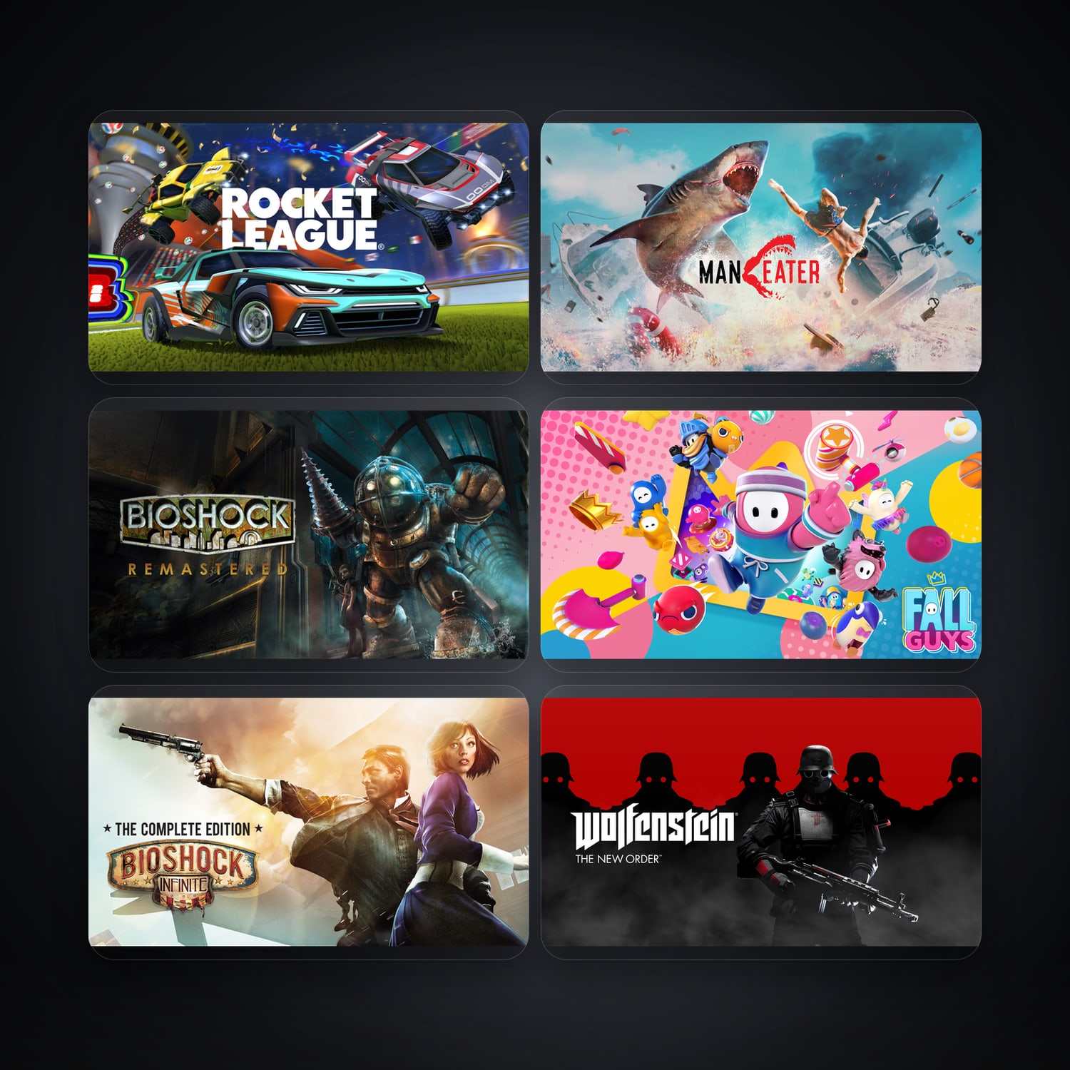 Rocket League & Maneater | 8 Games — HabibiAccounts