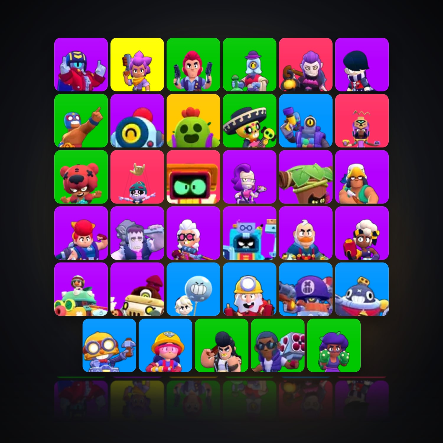 35 Brawlers | 2.1K Trophies — HabibiAccounts