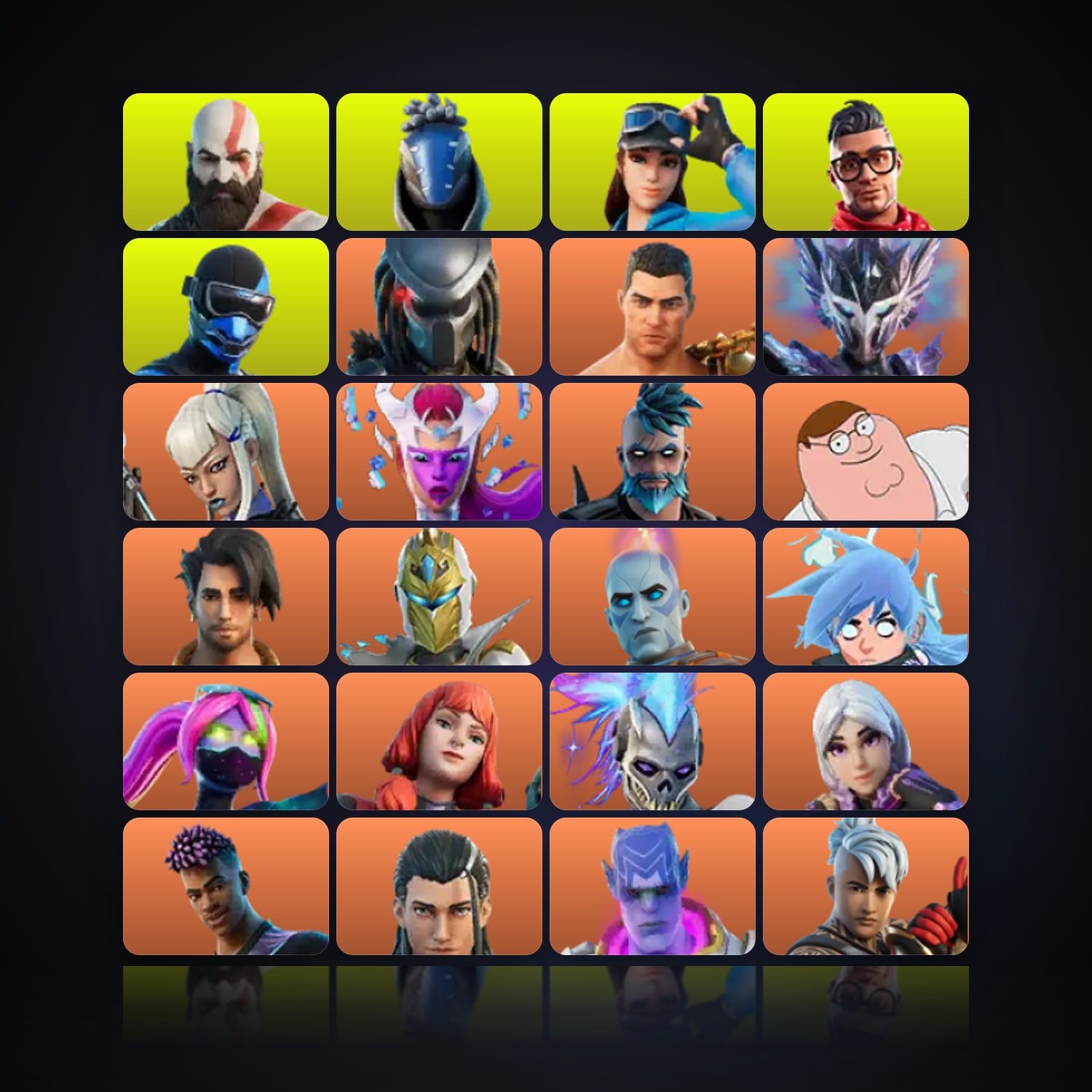 Fortnite | 207 Skins | 1.1K V-Bucks | Level 3818 | 339 Wins — HabibiAccounts