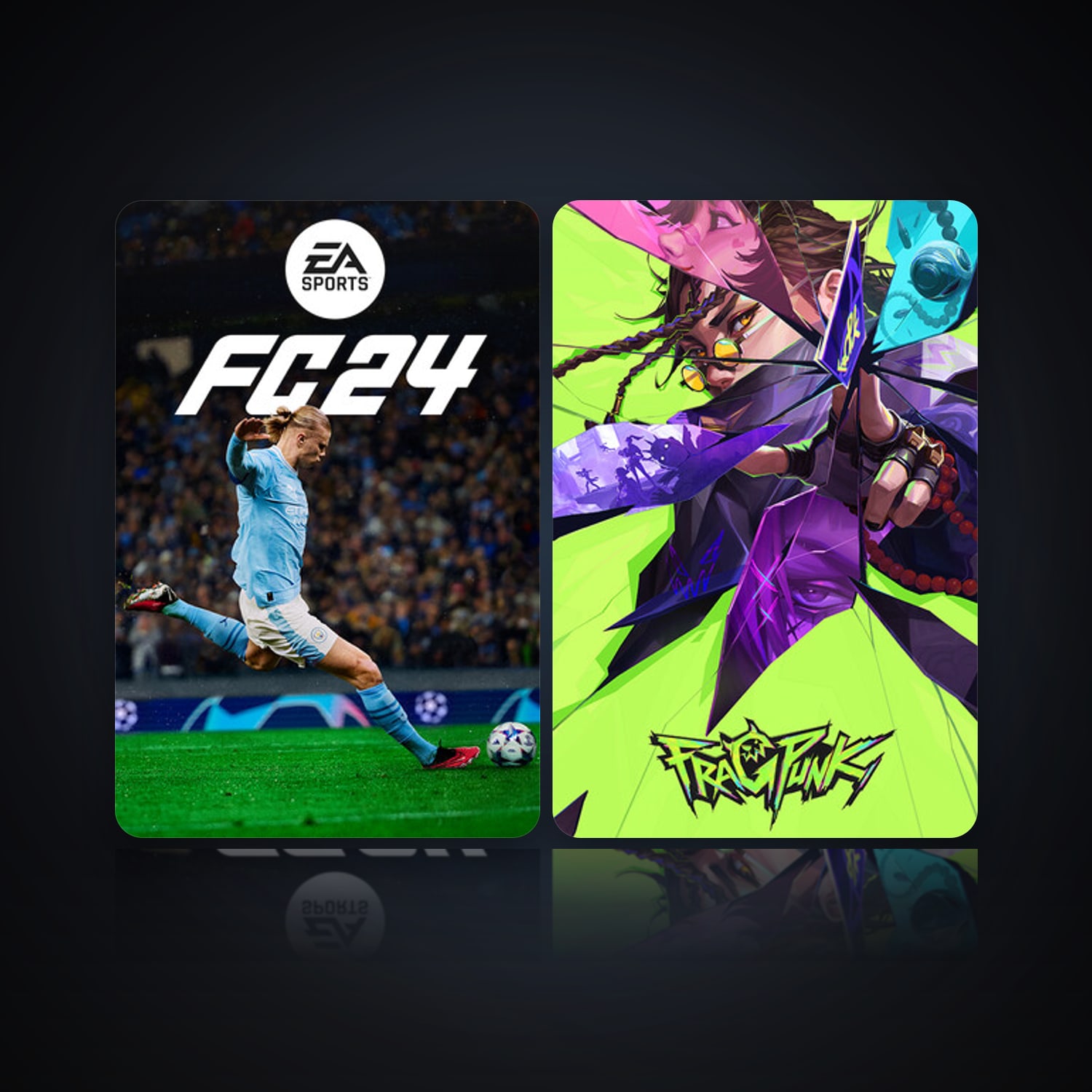 هالحساب ستيم فلين، FIFA 24 وFragPunk، 2 لعبة، صامد واضح — HabibiAccounts