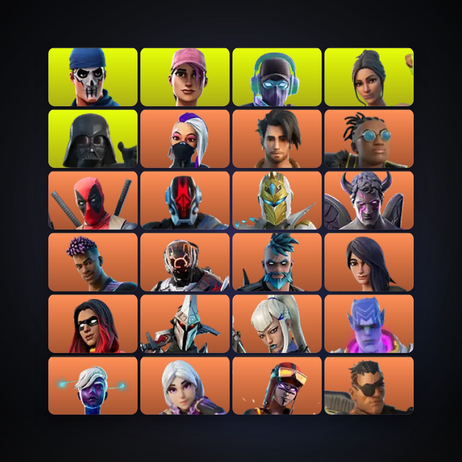 Fortnite | 275 Skins | 100 V-Bucks | Level 3251 | 368 Wins — HabibiAccounts