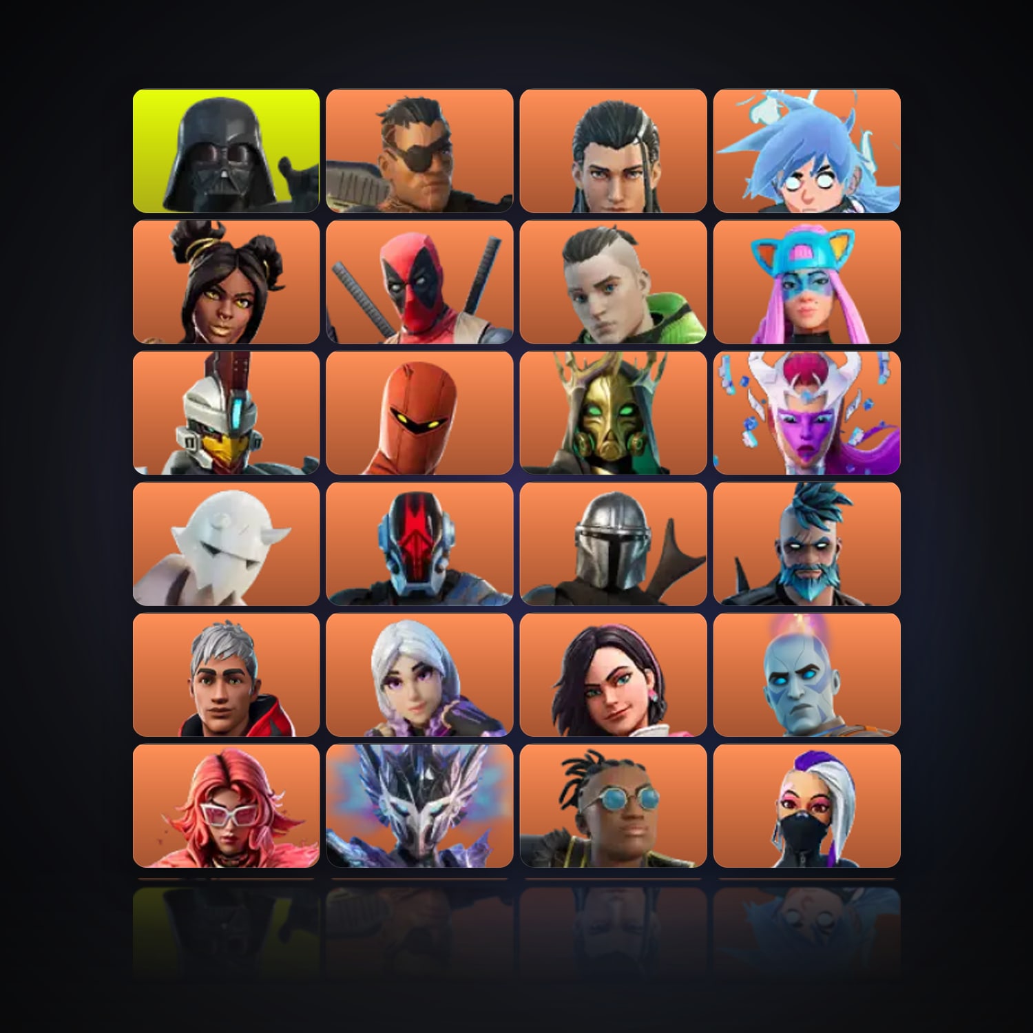 Fortnite | 282 Skins | 1.1K V-Bucks | Level 5852 | 1.1K Wins — HabibiAccounts