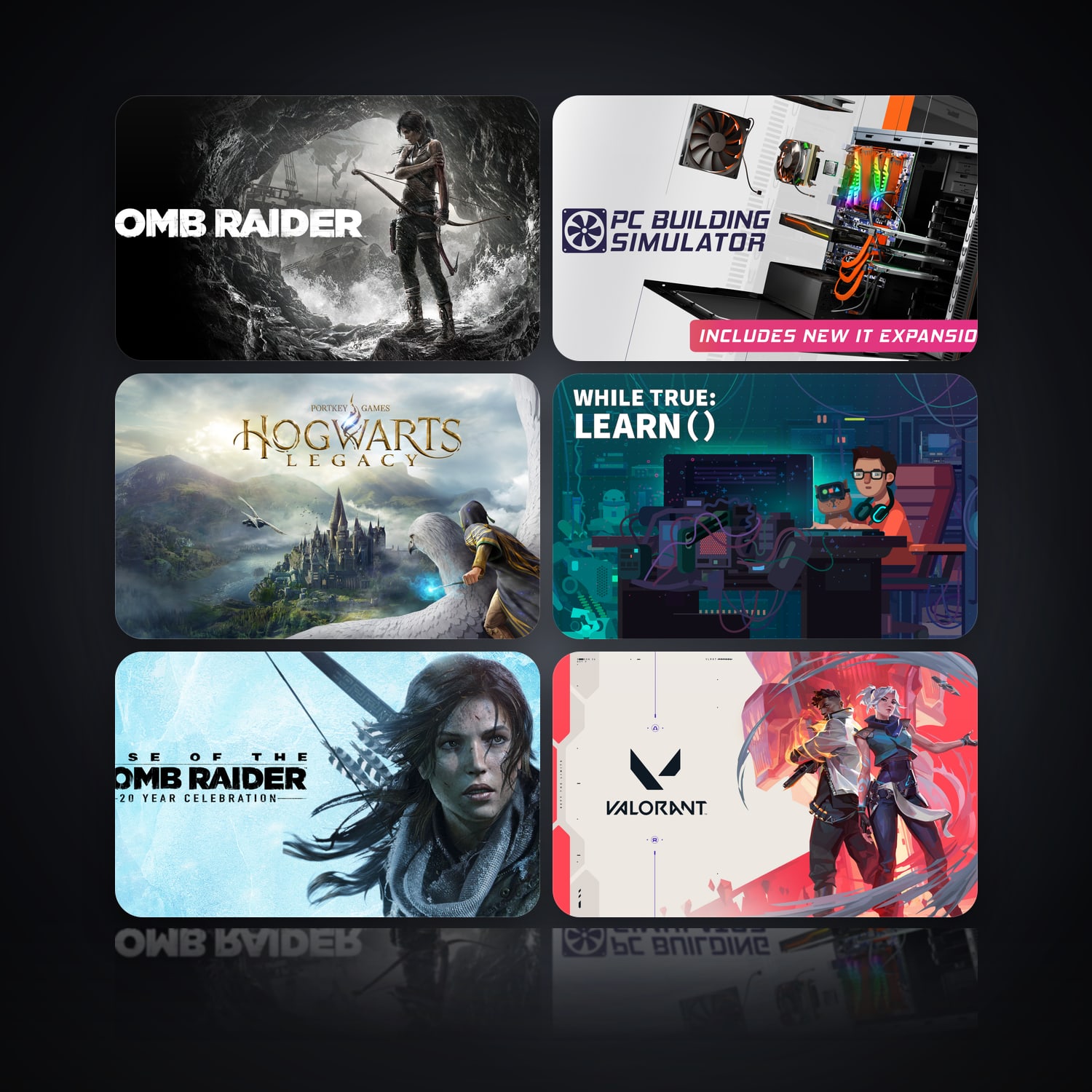 Tomb Raider GAME OF THE YEAR EDITION & PC Building Simulator | 257 Games — HabibiAccounts