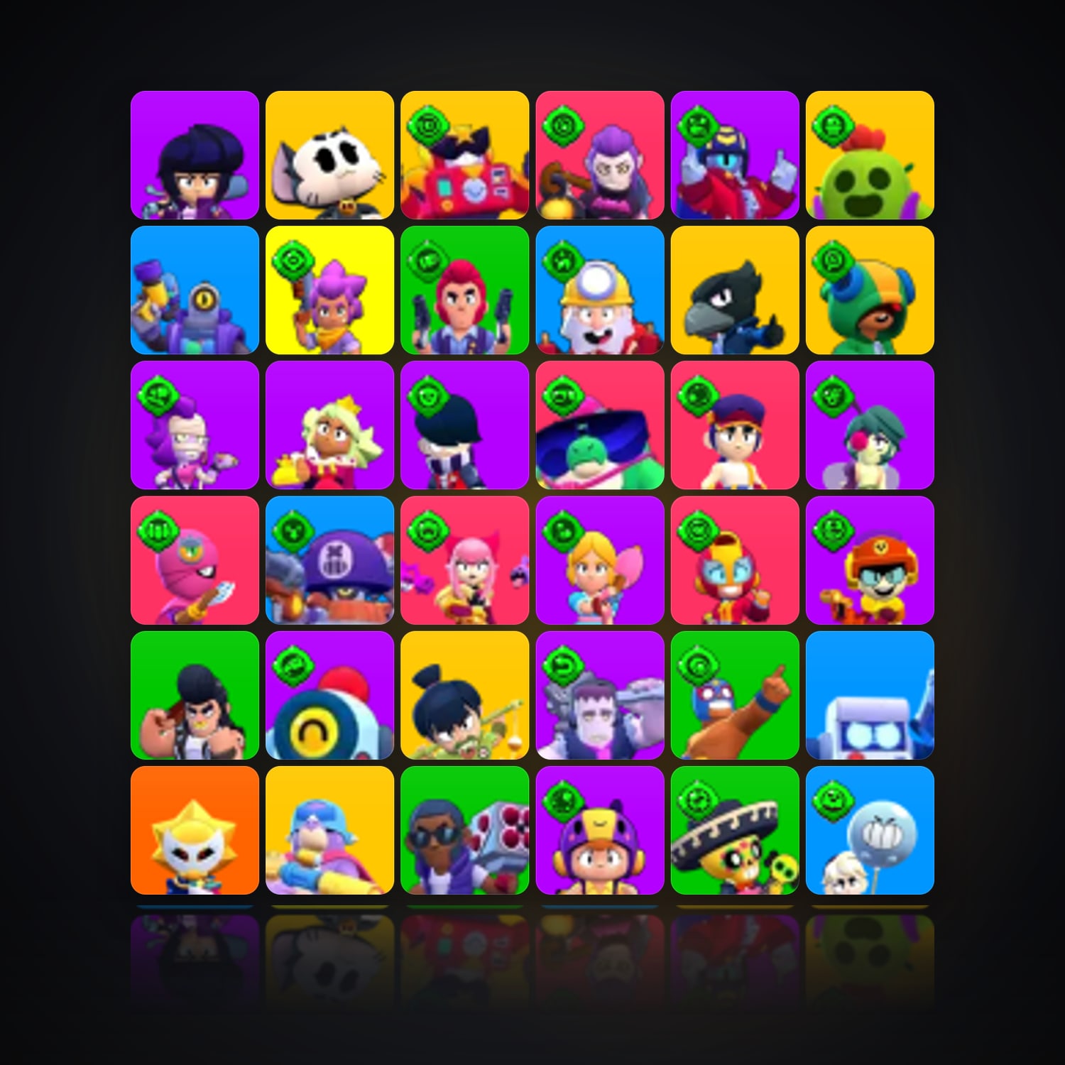 106 Brawlers | 40.6K Trophies — HabibiAccounts