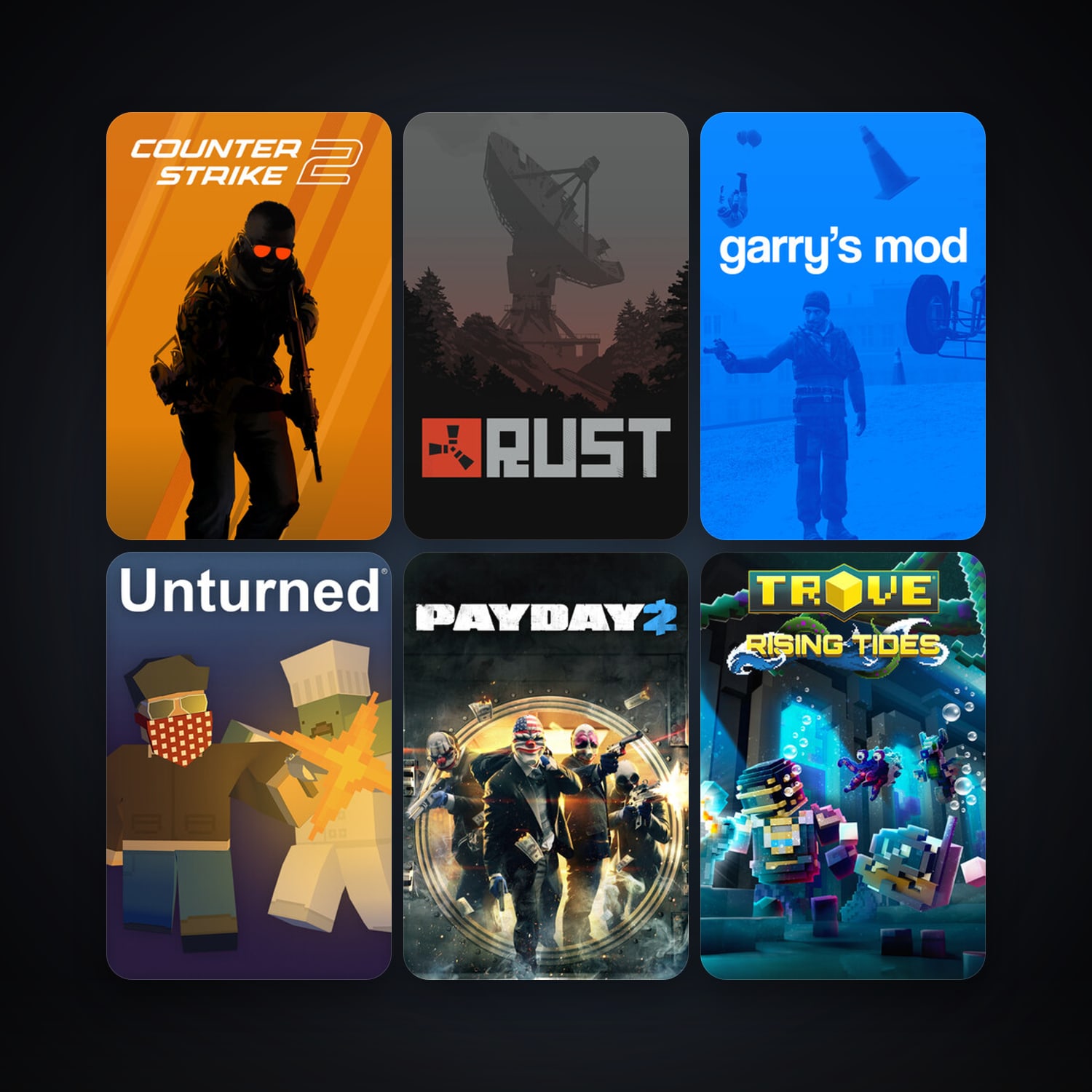 Garry's Mod & Unturned | Level 10 | 203 Games | Has VAC — HabibiAccounts