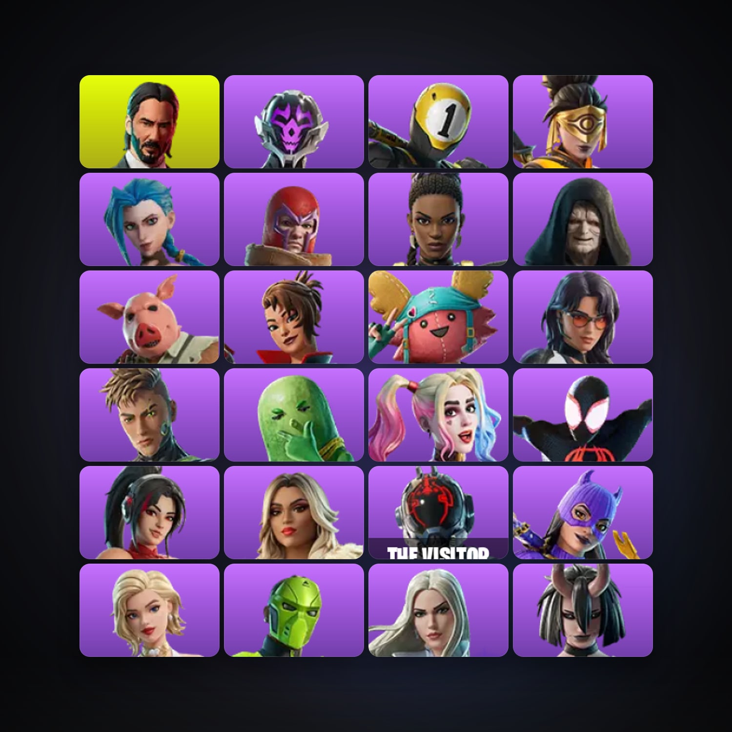 Fortnite | 144 Skins | 100 V-Bucks | Level 1325 | 115 Wins — HabibiAccounts