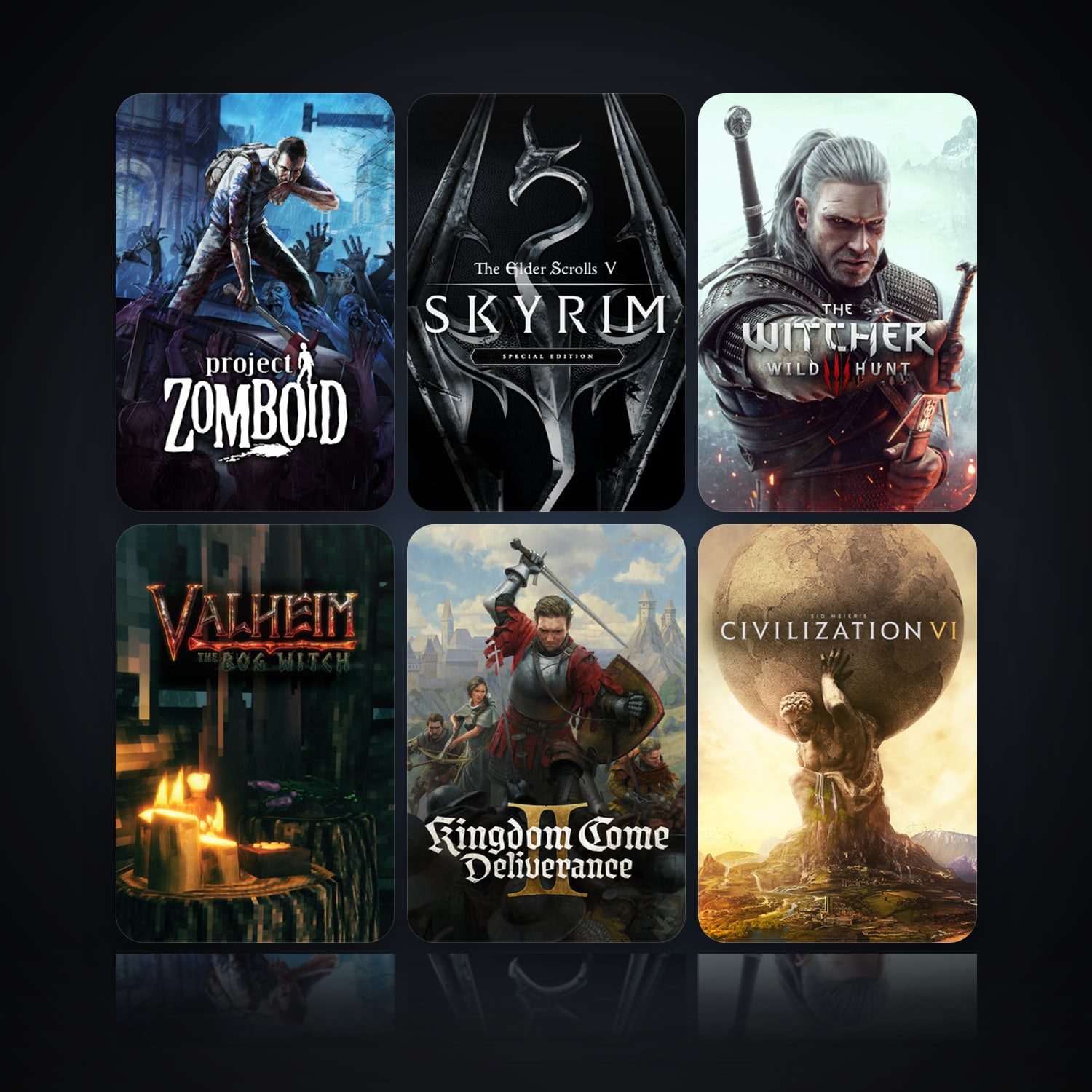 Project Zomboid & The Elder Scrolls V: Skyrim Special Edition | 43 Games | Clean — HabibiAccounts