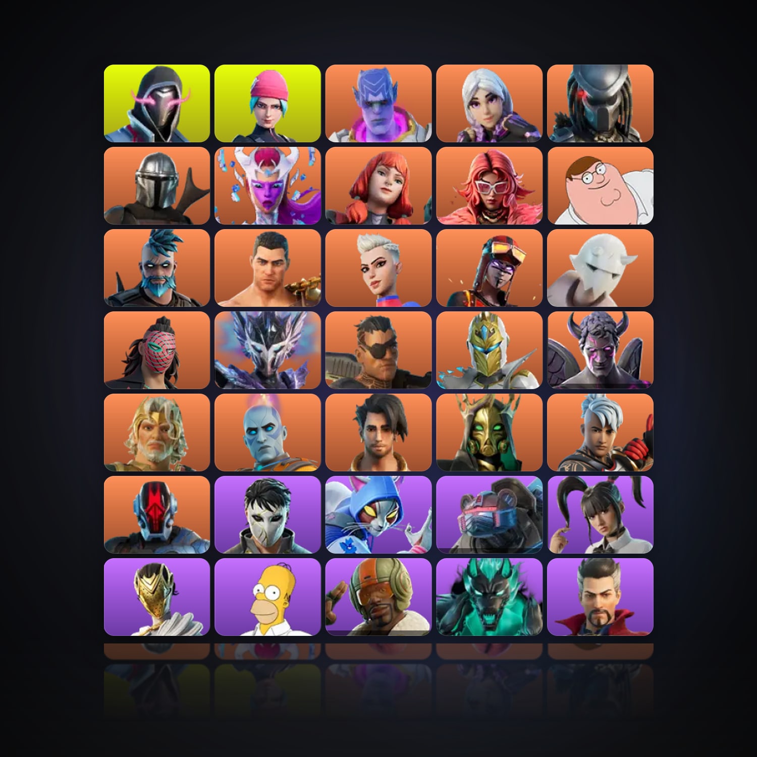 Fortnite | 262 Skins | 500 V-Bucks | Level 4078 | 258 Wins — HabibiAccounts