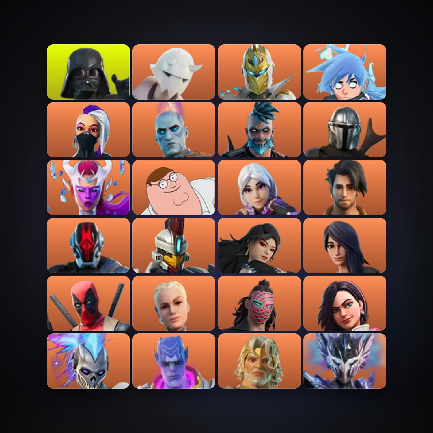Fortnite | 202 Skins | 700 V-Bucks | Level 2952 | 244 Wins — HabibiAccounts