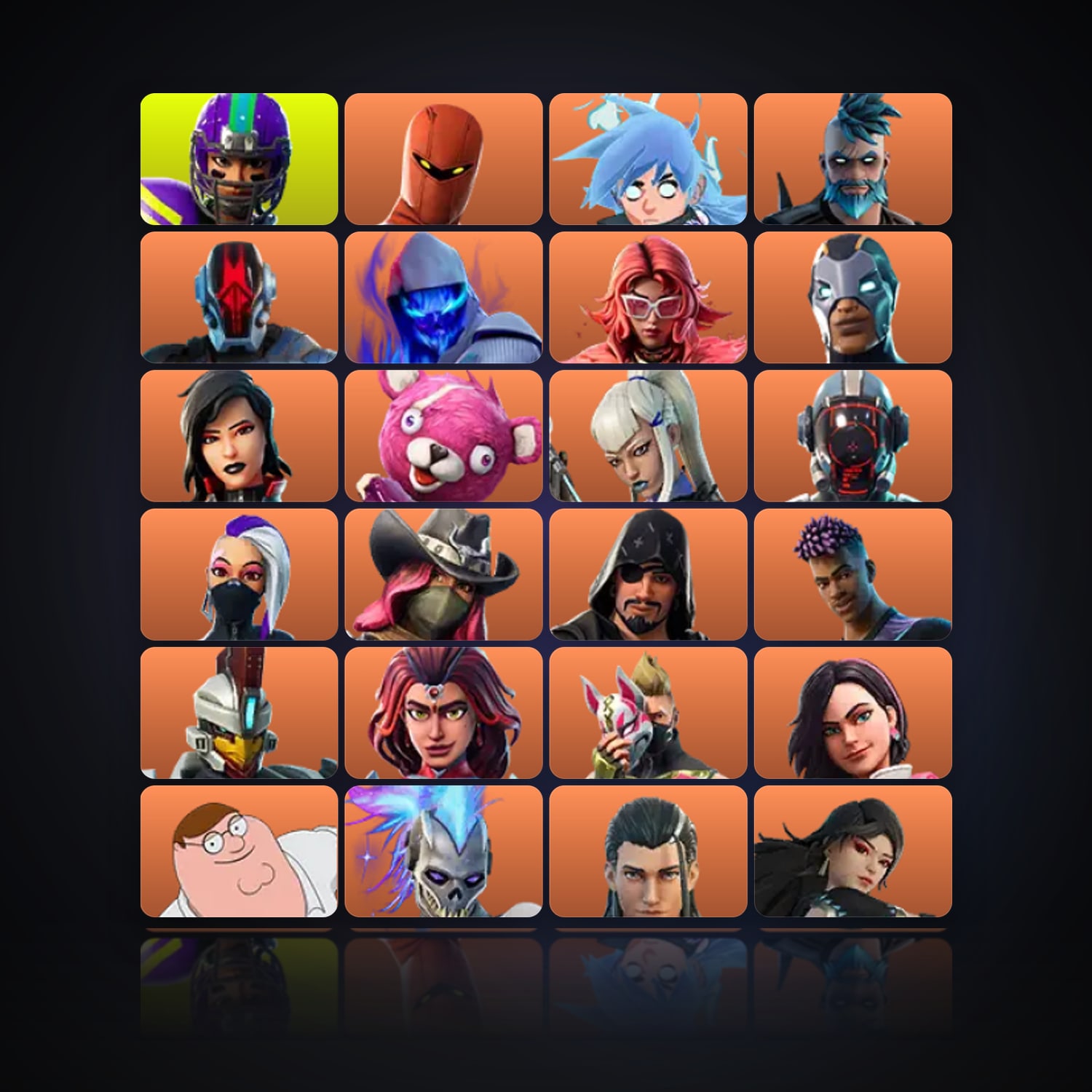 Fortnite | 202 Skins | 550 V-Bucks | Level 2748 | 309 Wins — HabibiAccounts