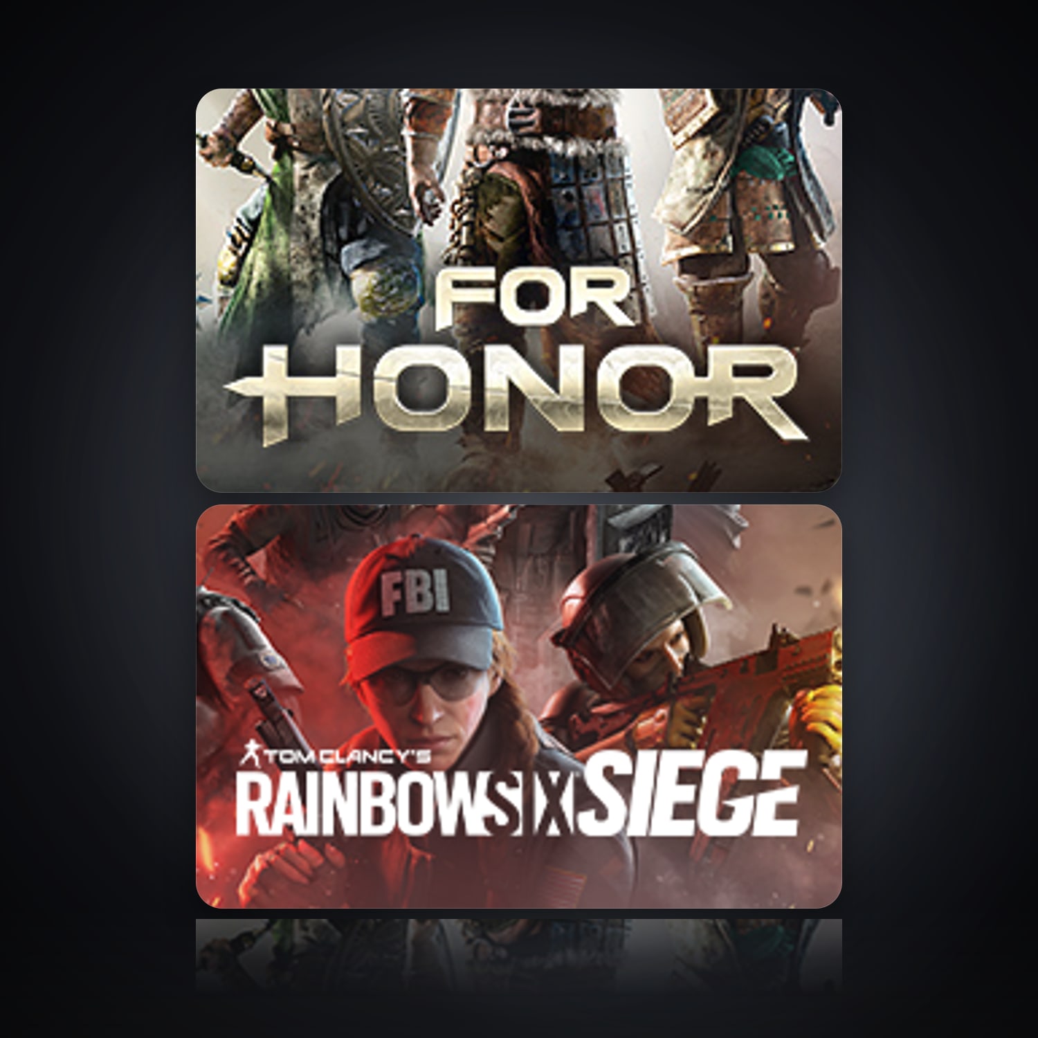 For Honor & Tom Clancy's Rainbow Six Siege (Steam) | 2 لعبة — HabibiAccounts