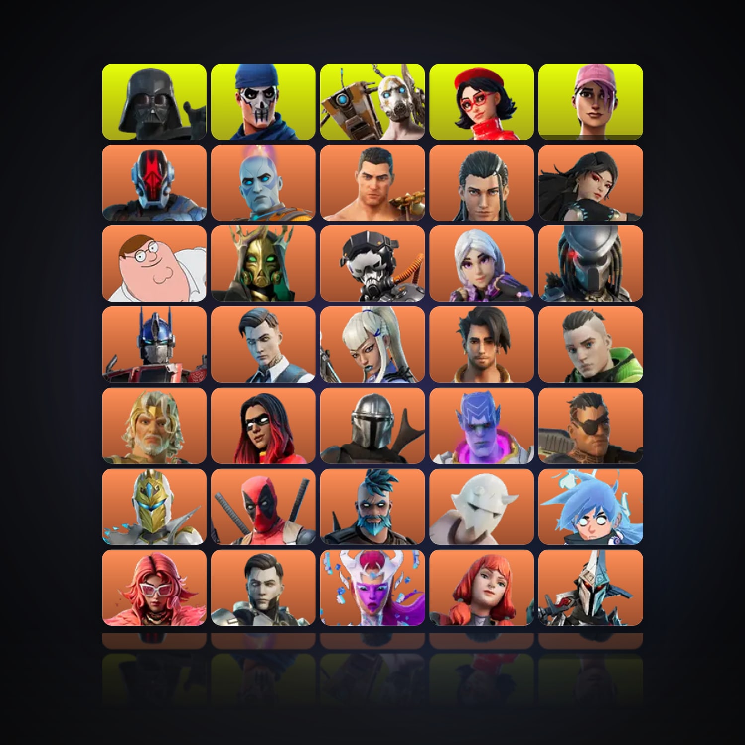 Fortnite | 410 Skins | 1K V-Bucks | Level 6116 | 852 Wins — HabibiAccounts