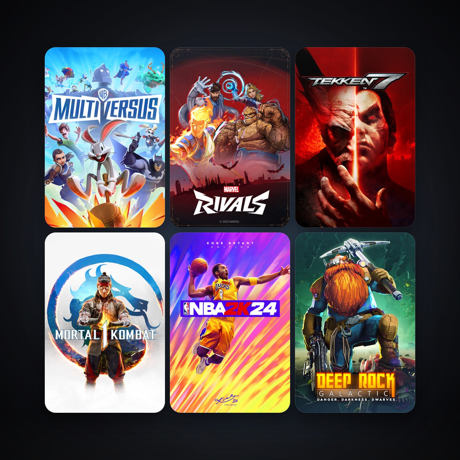 MultiVersus & Marvel Rivals | 14 Games | Clean — HabibiAccounts