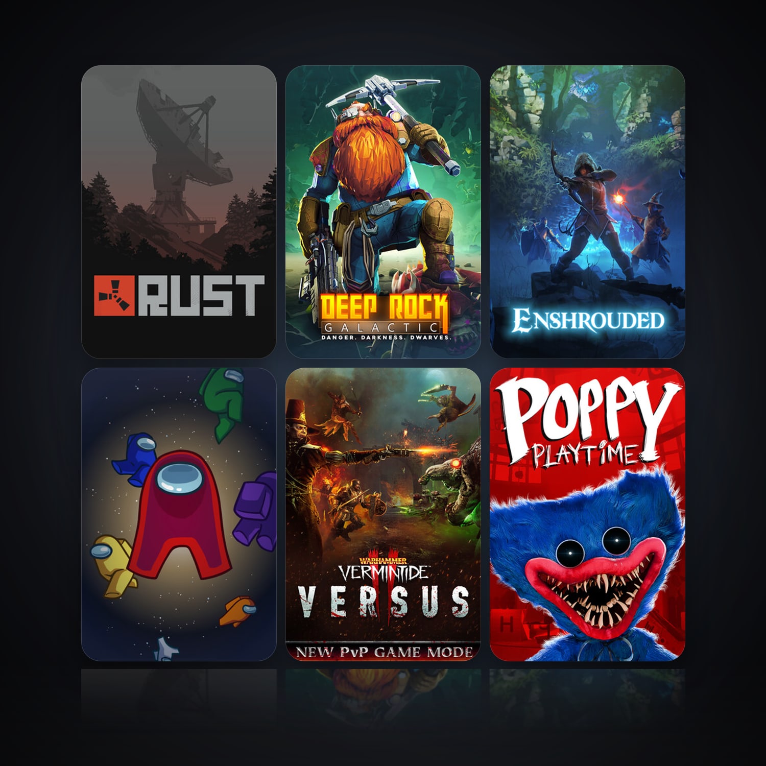 Rust & Deep Rock Galactic | 13 Games | Clean — HabibiAccounts