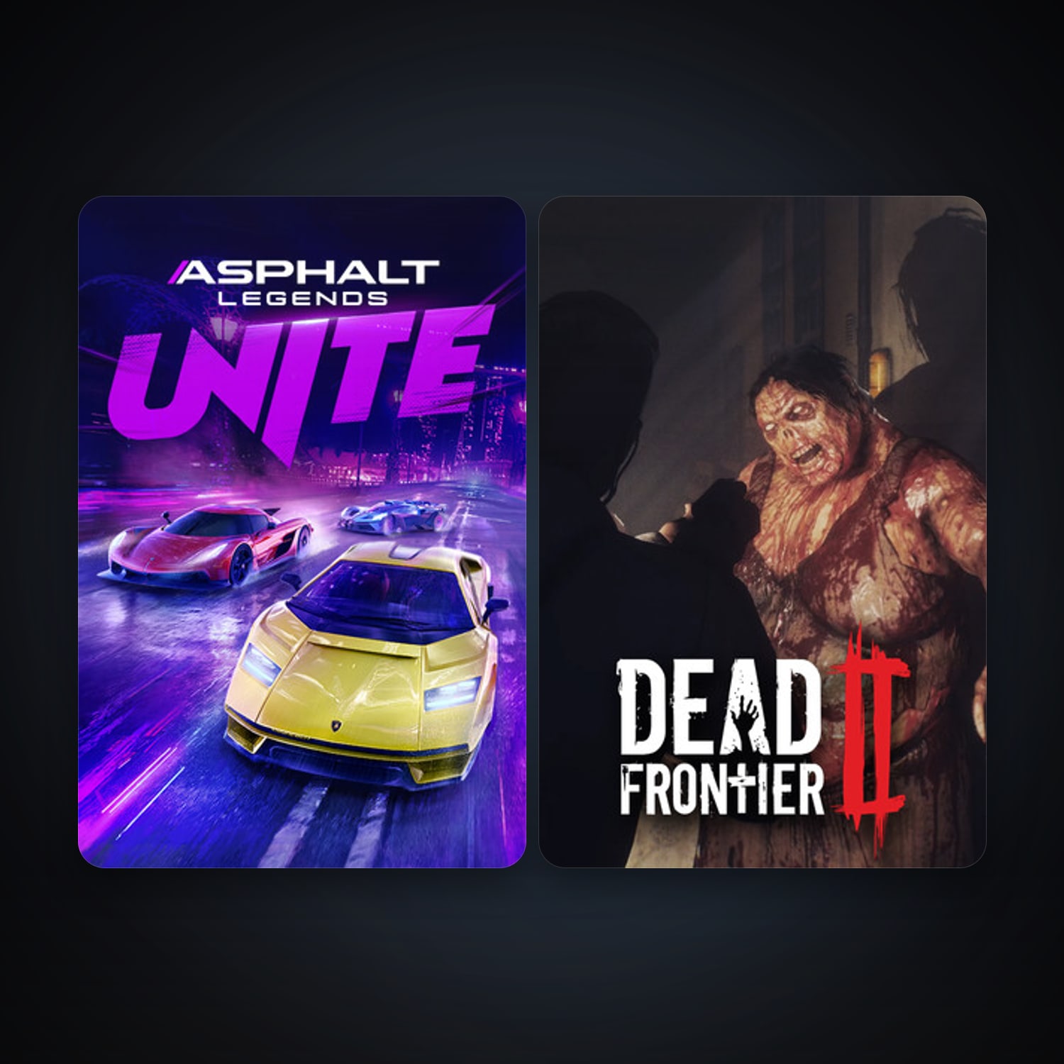 Asphalt Legends Unite & Dead Frontier 2 | Clean — HabibiAccounts
