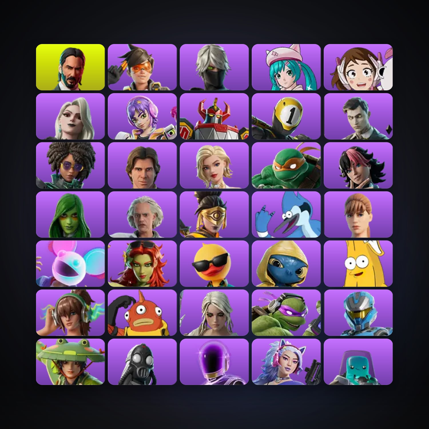 Fortnite | 268 Skins | Level 1867 | 125 Wins — HabibiAccounts