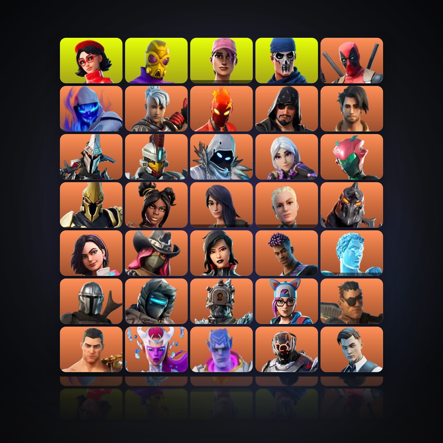 Fortnite | 219 Skins | Level 2845 | 644 Wins — HabibiAccounts