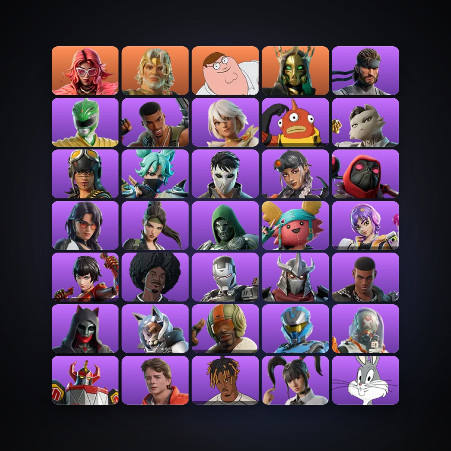 Fortnite | 129 Skins | 1.2K V-Bucks | Level 1362 | 82 Wins — HabibiAccounts