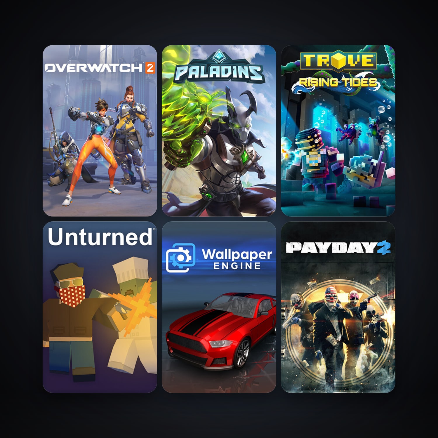 Overwatch 2 & Paladins | 24 Games | Clean — HabibiAccounts