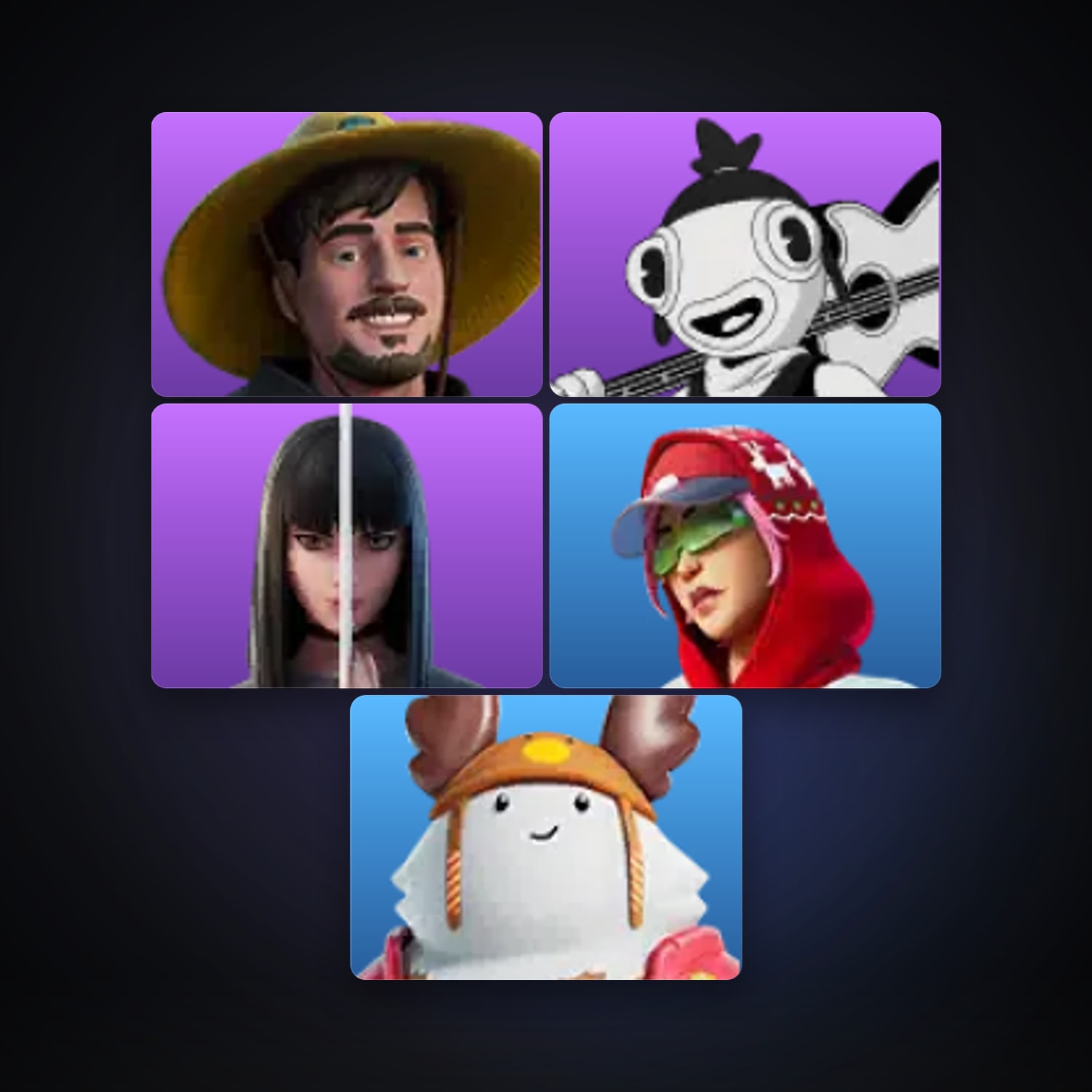 Fortnite | 5 Skins | 150 V-Bucks | Level 156 | 15 Wins — HabibiAccounts