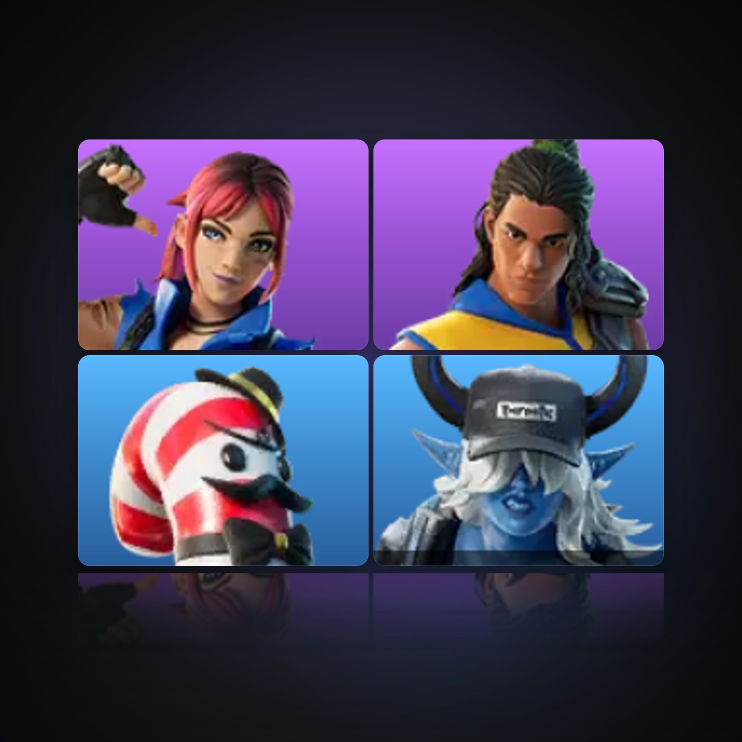 Fortnite | 4 Skins | 100 V-Bucks | Level 391 | 13 Wins — HabibiAccounts