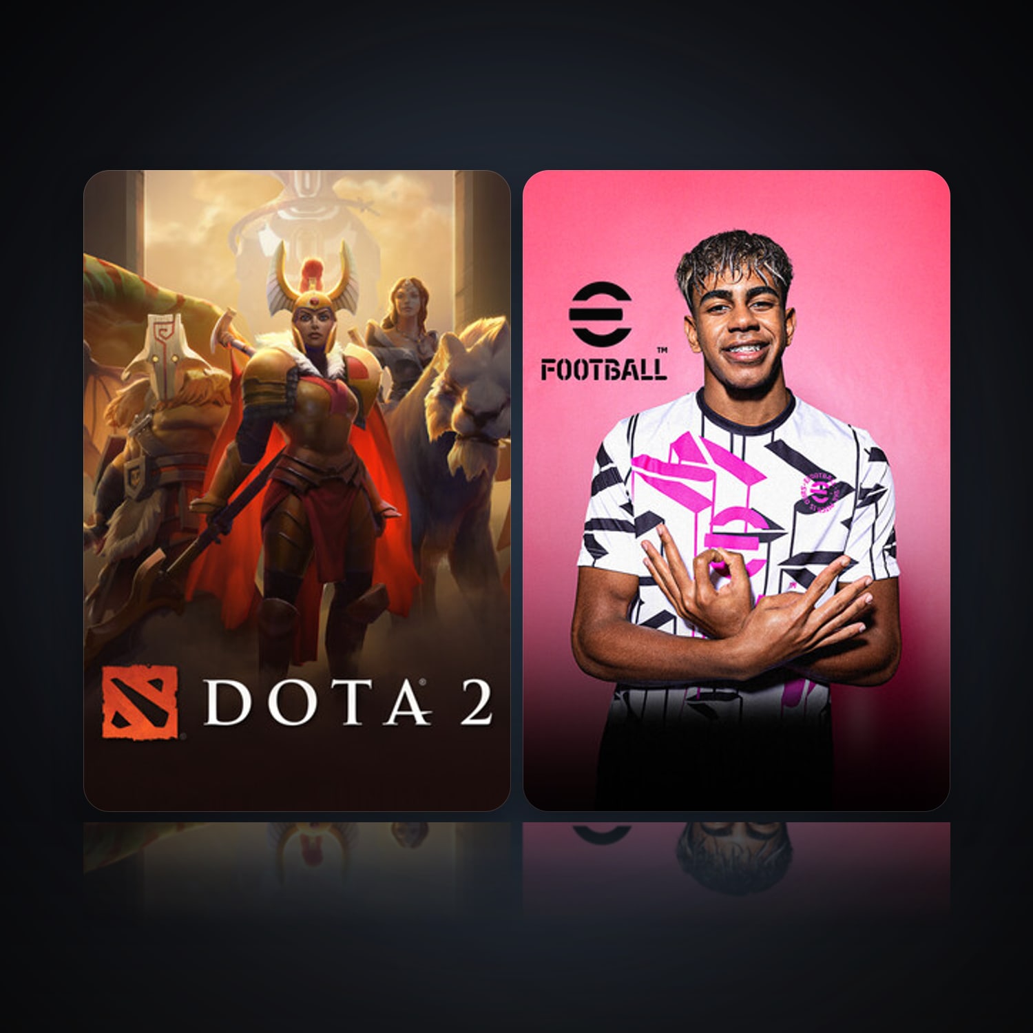 Dota 2 & eFootball 2024 — HabibiAccounts